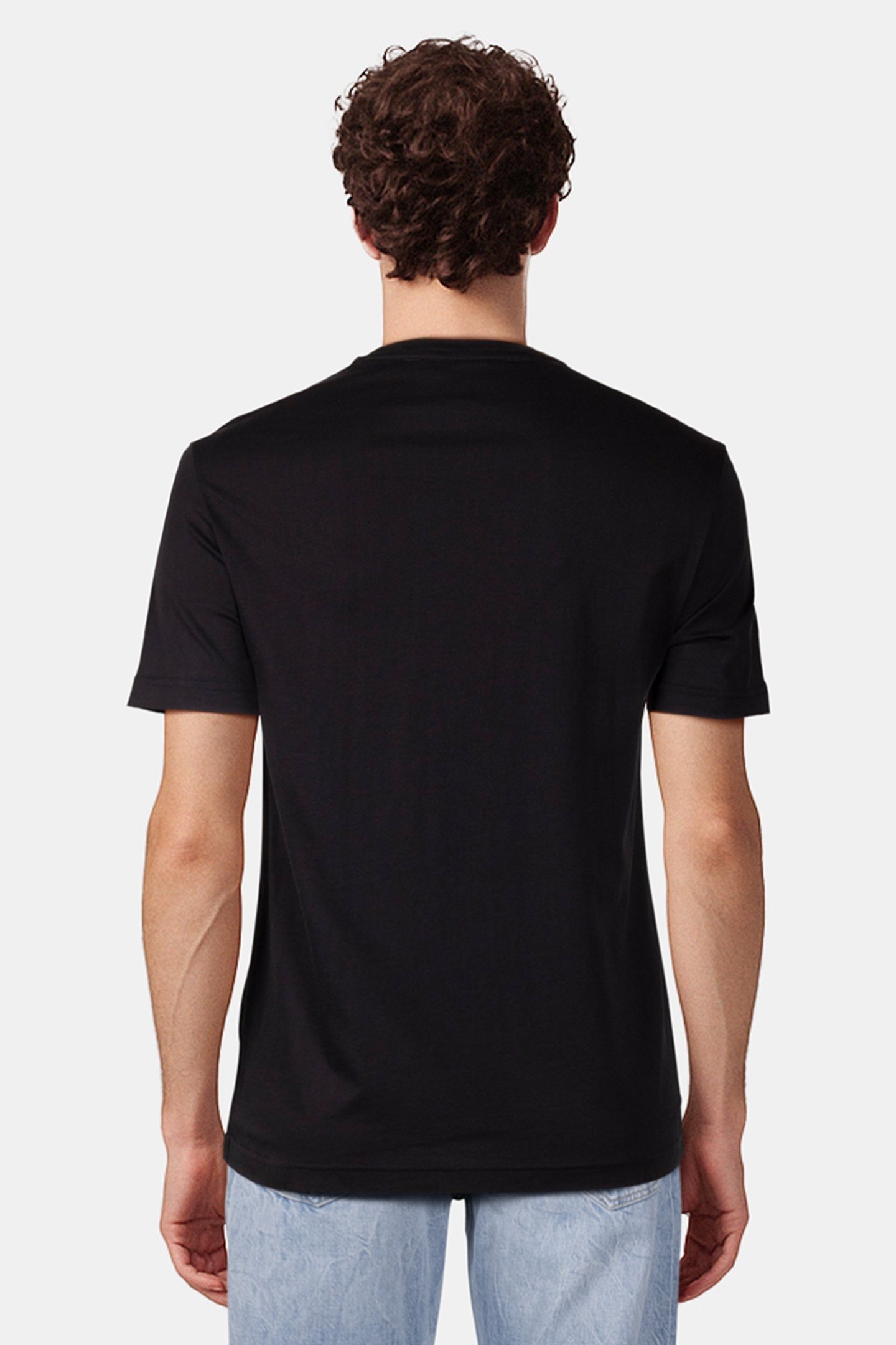 SMOOTH COTTON T-SHIR CK BLACK 2
