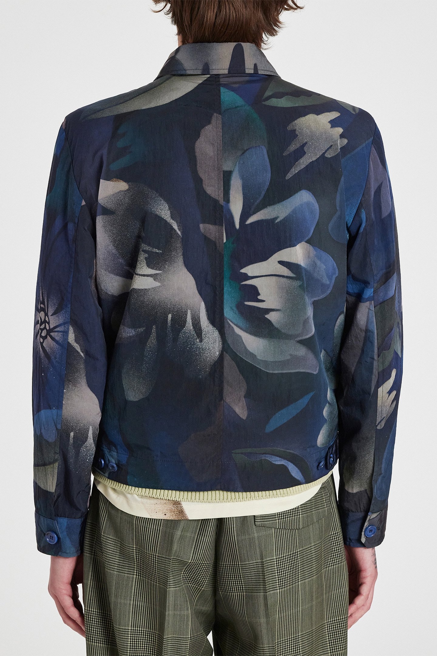 MENS ZIP FRONT JACKET NAVY 2