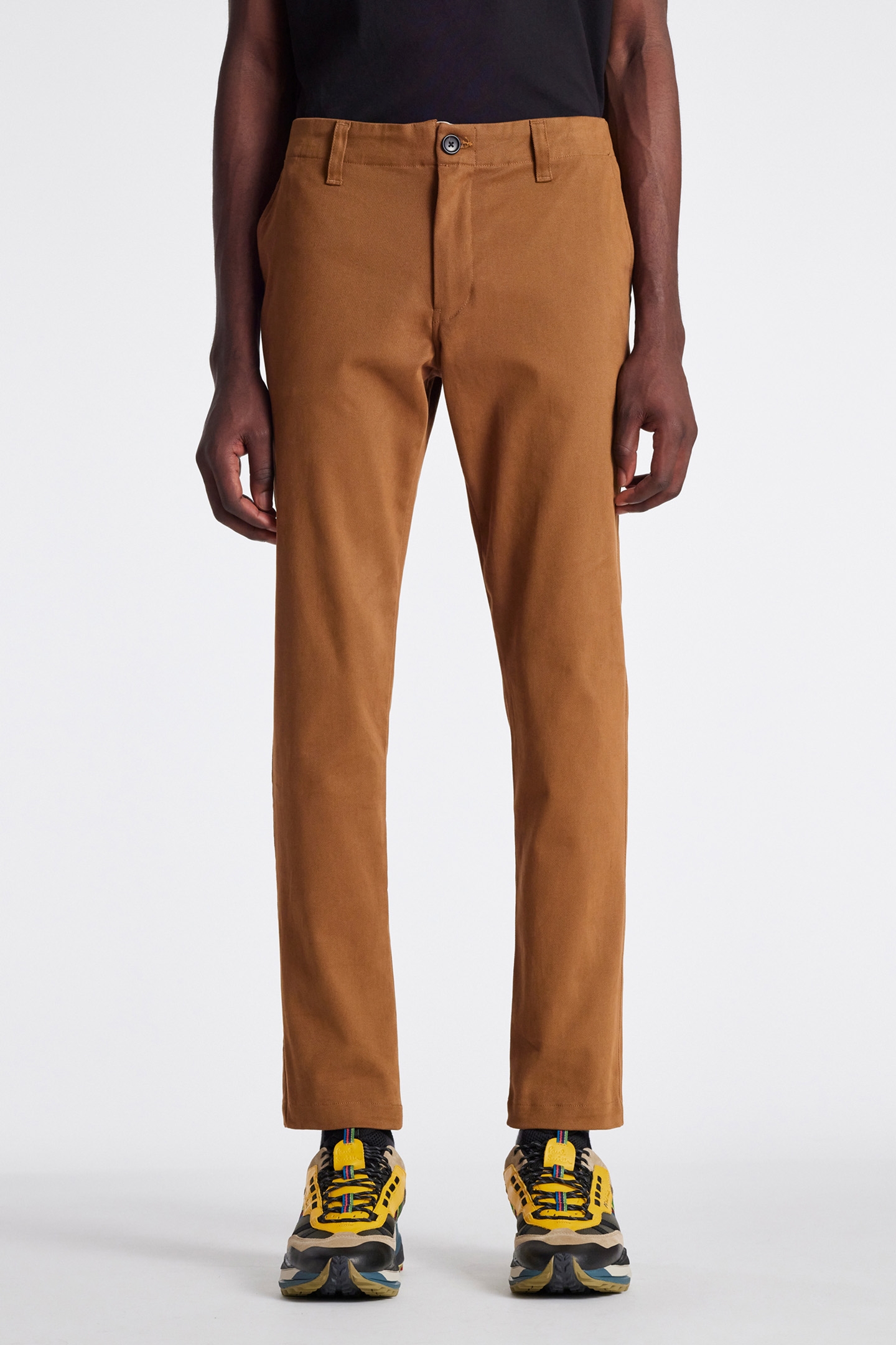 TAERED FIT TROUSER CHOCOLATE 1