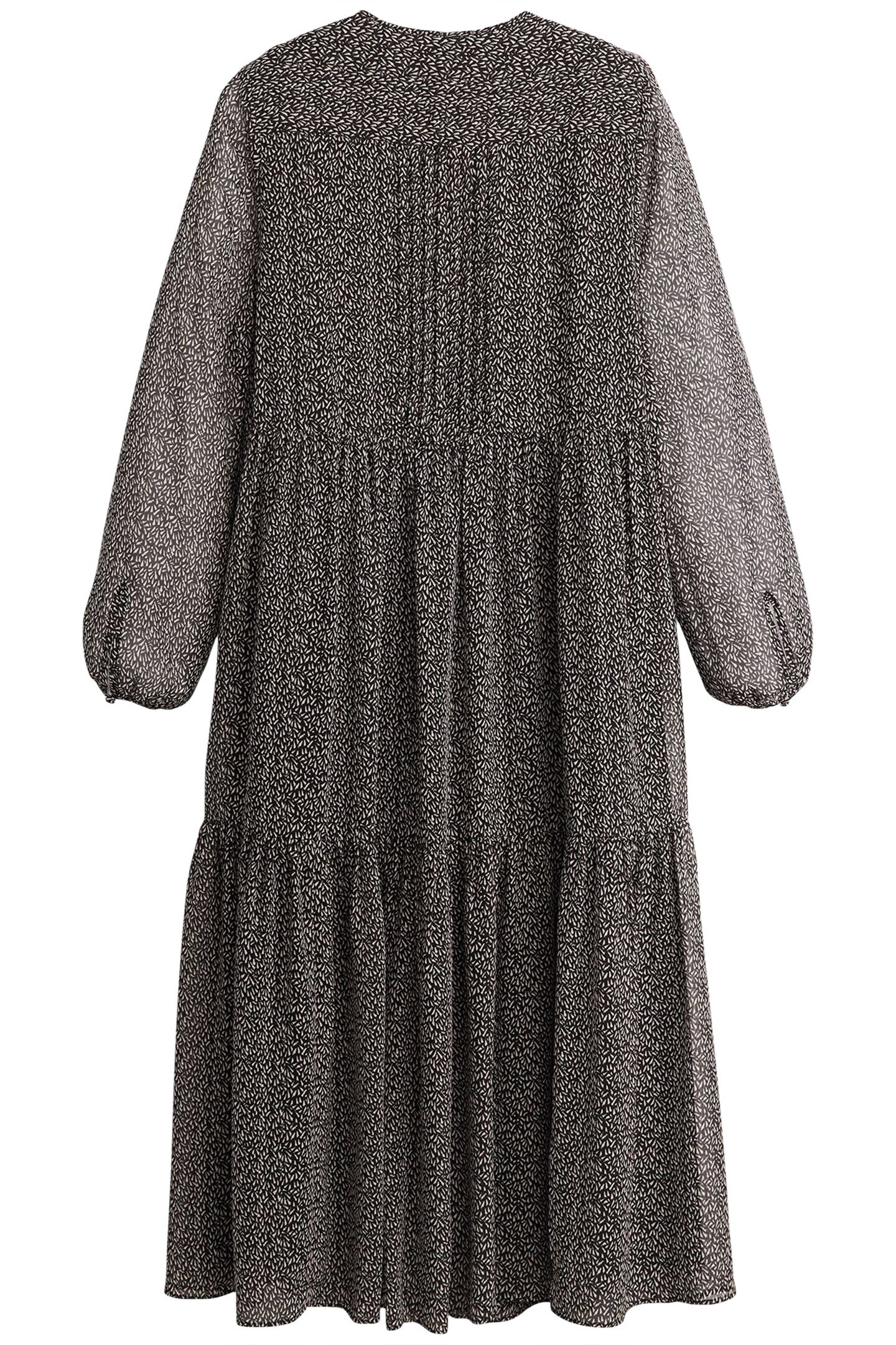 CIELO GEORGETTE DRESS LINO GEO CAVIAR 4