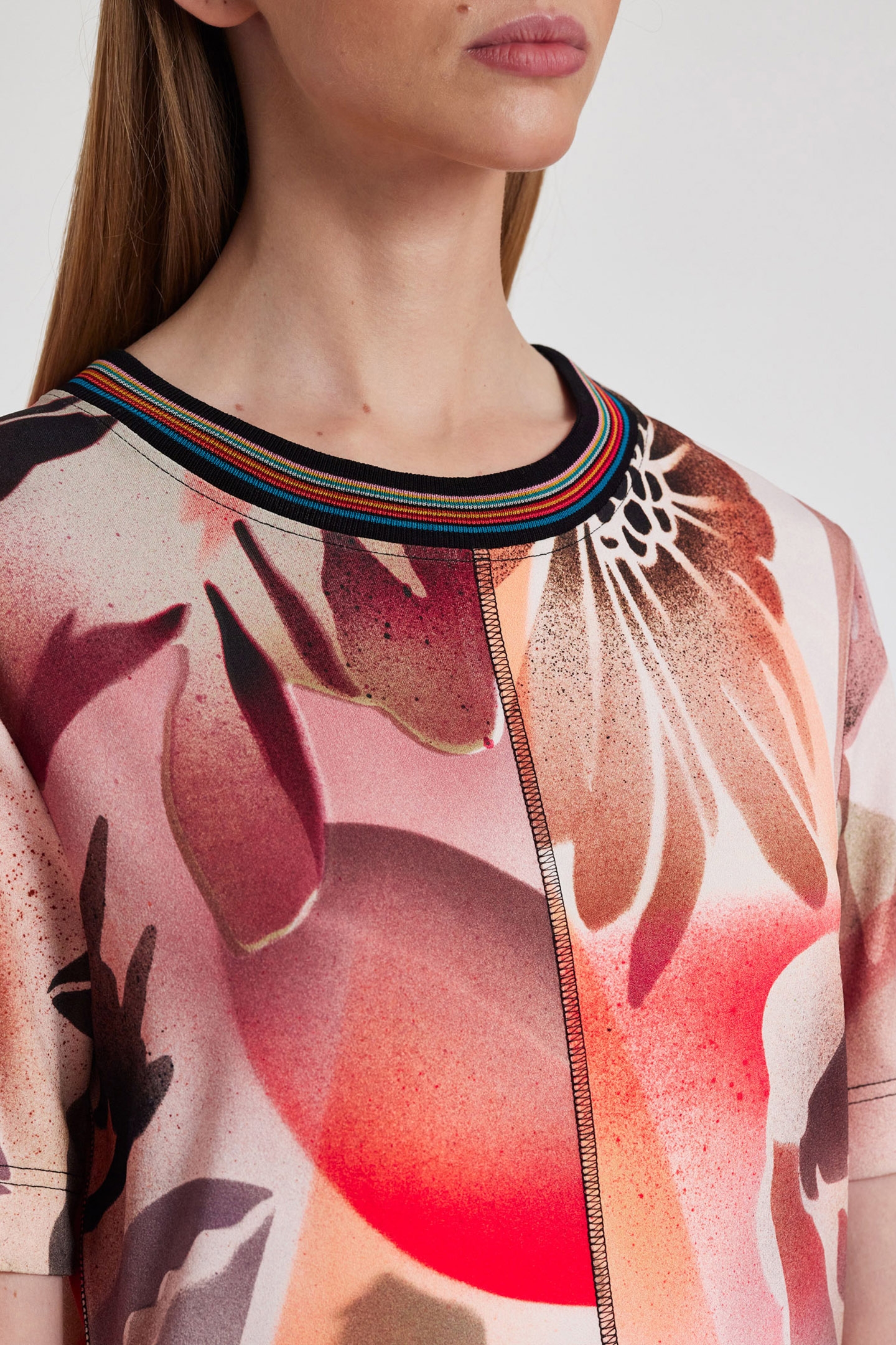 WOMENS DRESS CORAL RED 4