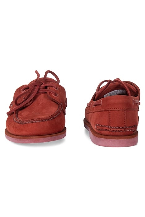 CLASSIC BOAT SHOE DARK RED NUBUCK 2