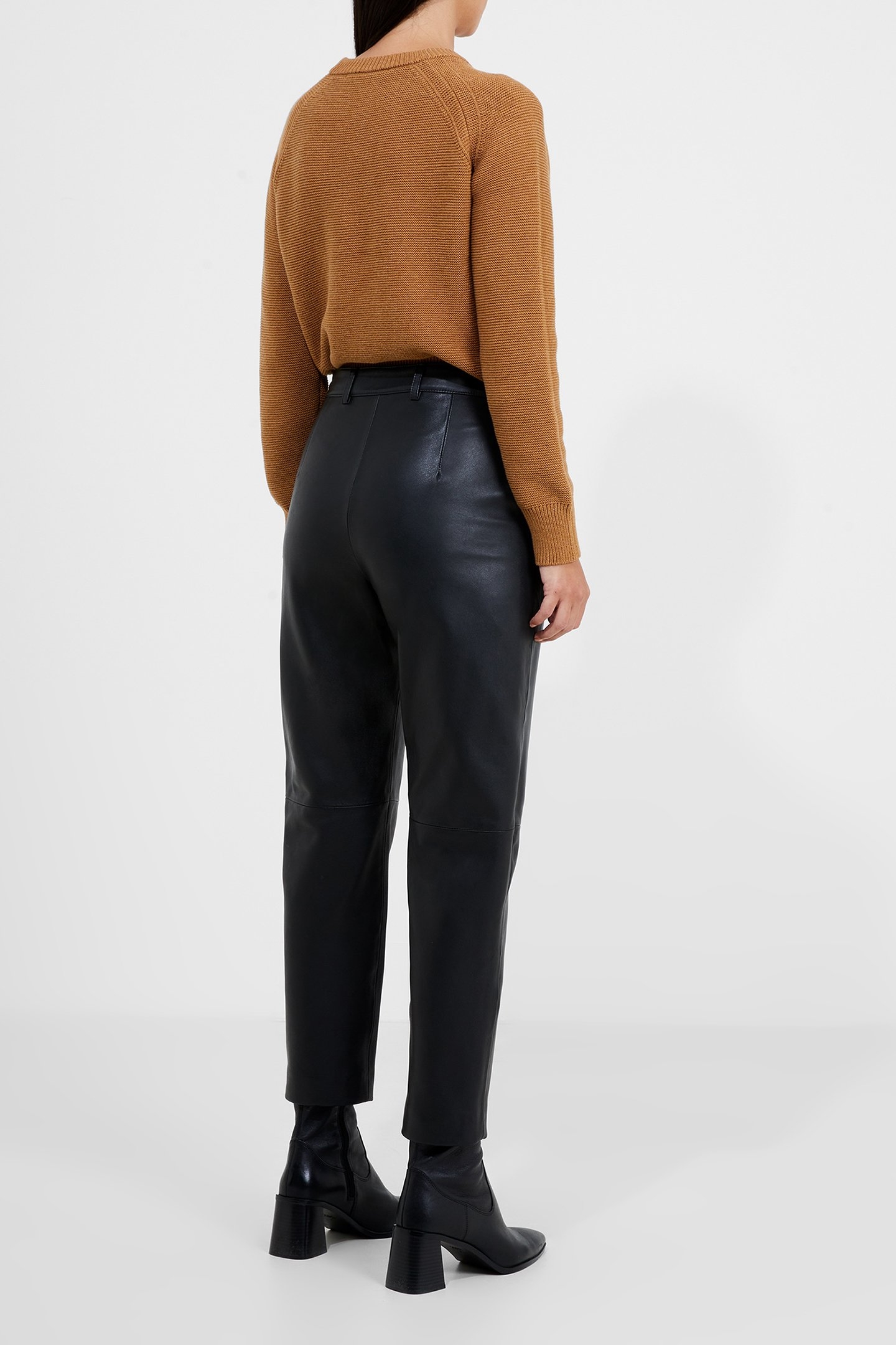 CONNIE LEATHER TROUSER BLACK 4