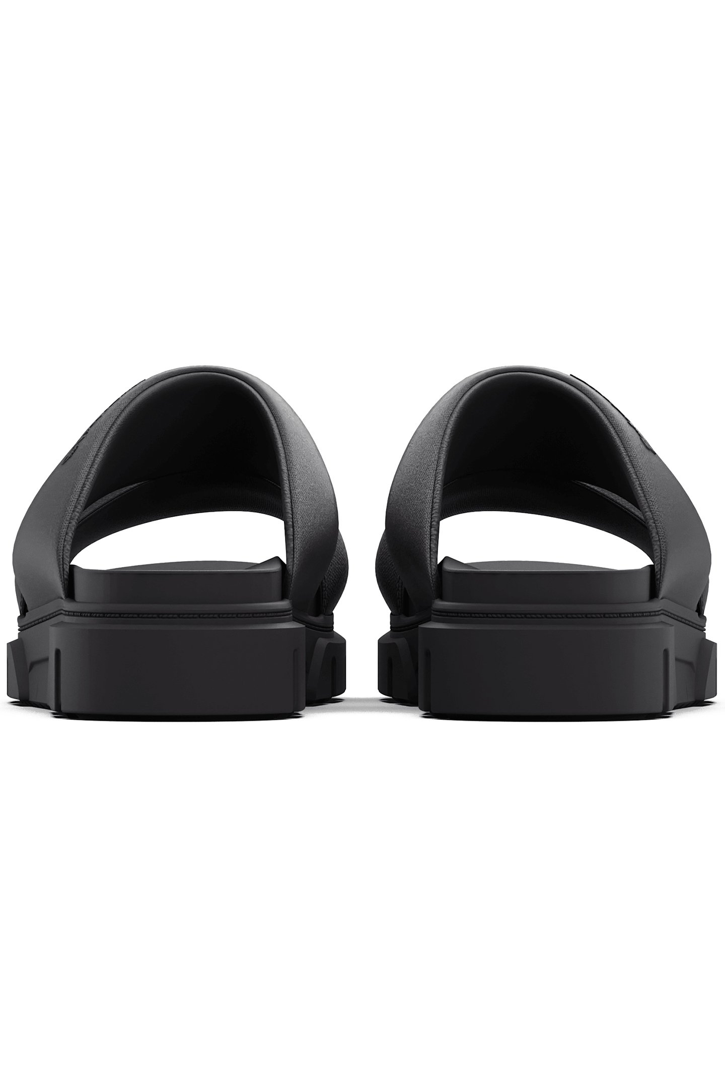 GREYFIELD SANDAL SLIDE SANDAL BLACK KNIT 4