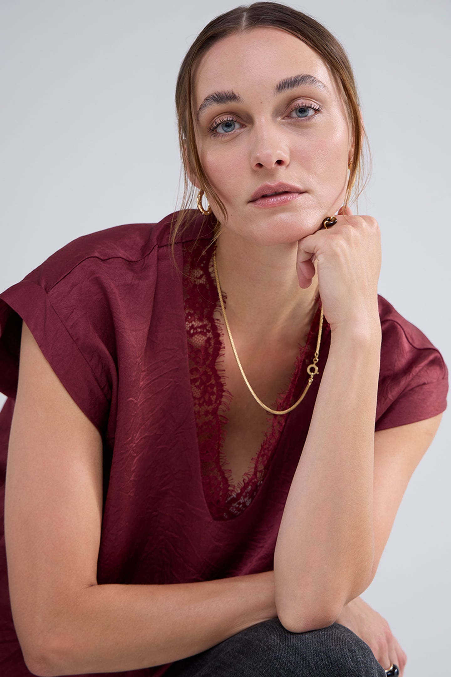 TOP SLEEVELESS SILKY TOUCH PURPLES 6