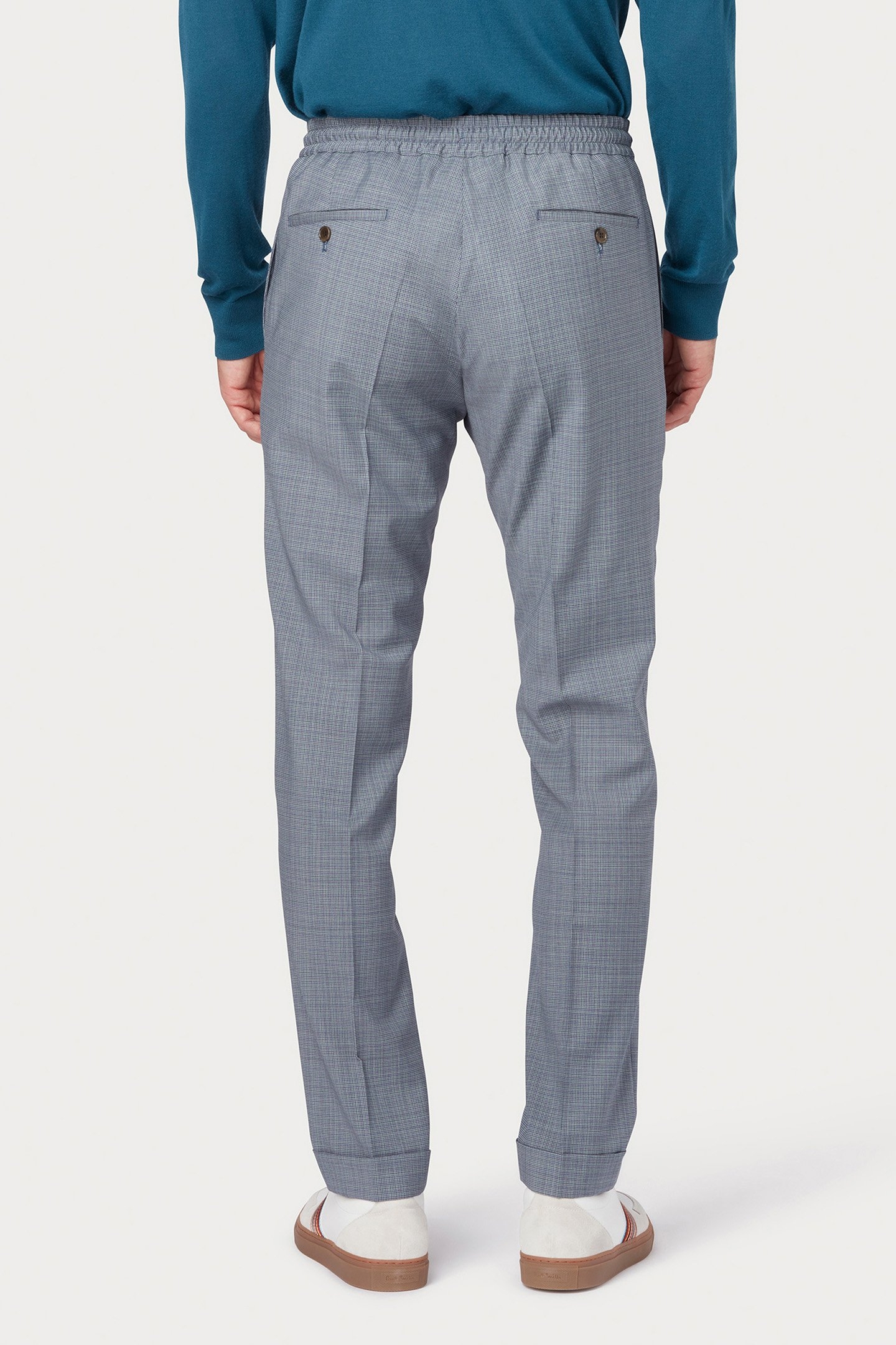 MENS DRAWCORD TROUSER LIGHT BLUE 2