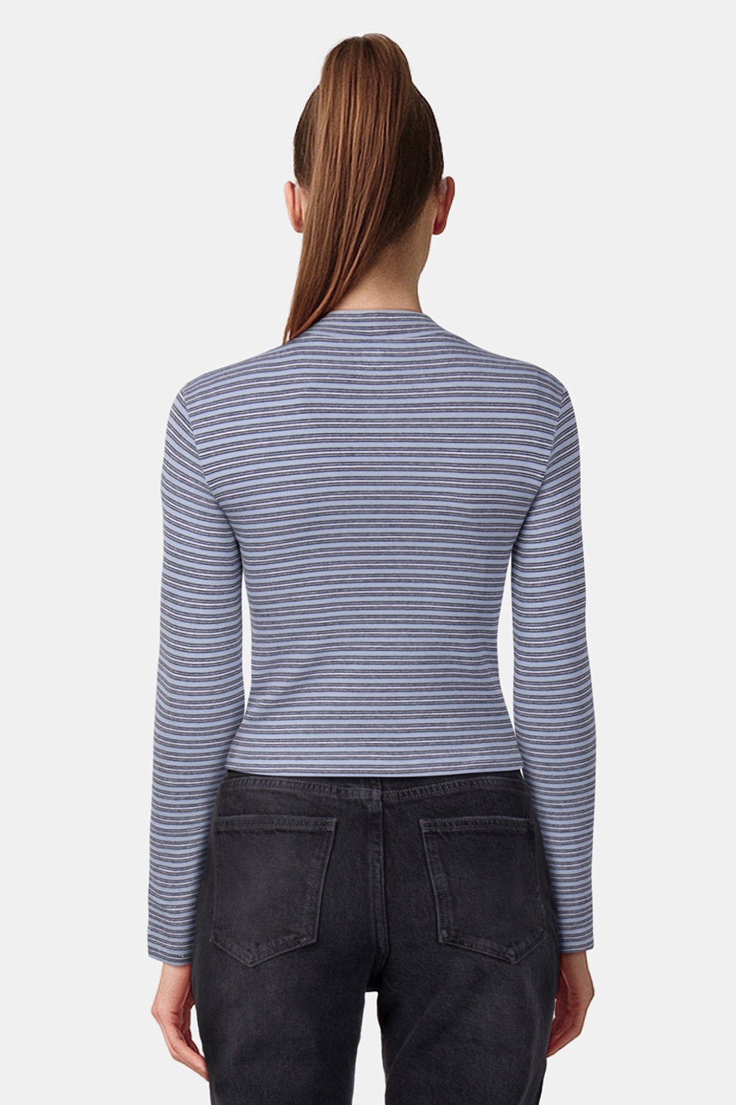 LSEEFFORTLESS LS TEE LOGO KNIT TURTLENECK 2