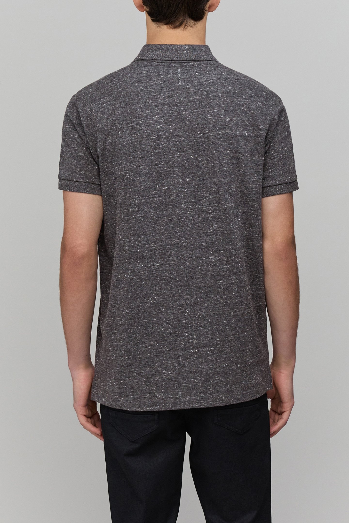 DRY FAST GRAPHITE ZIP POLO SHIRT 2