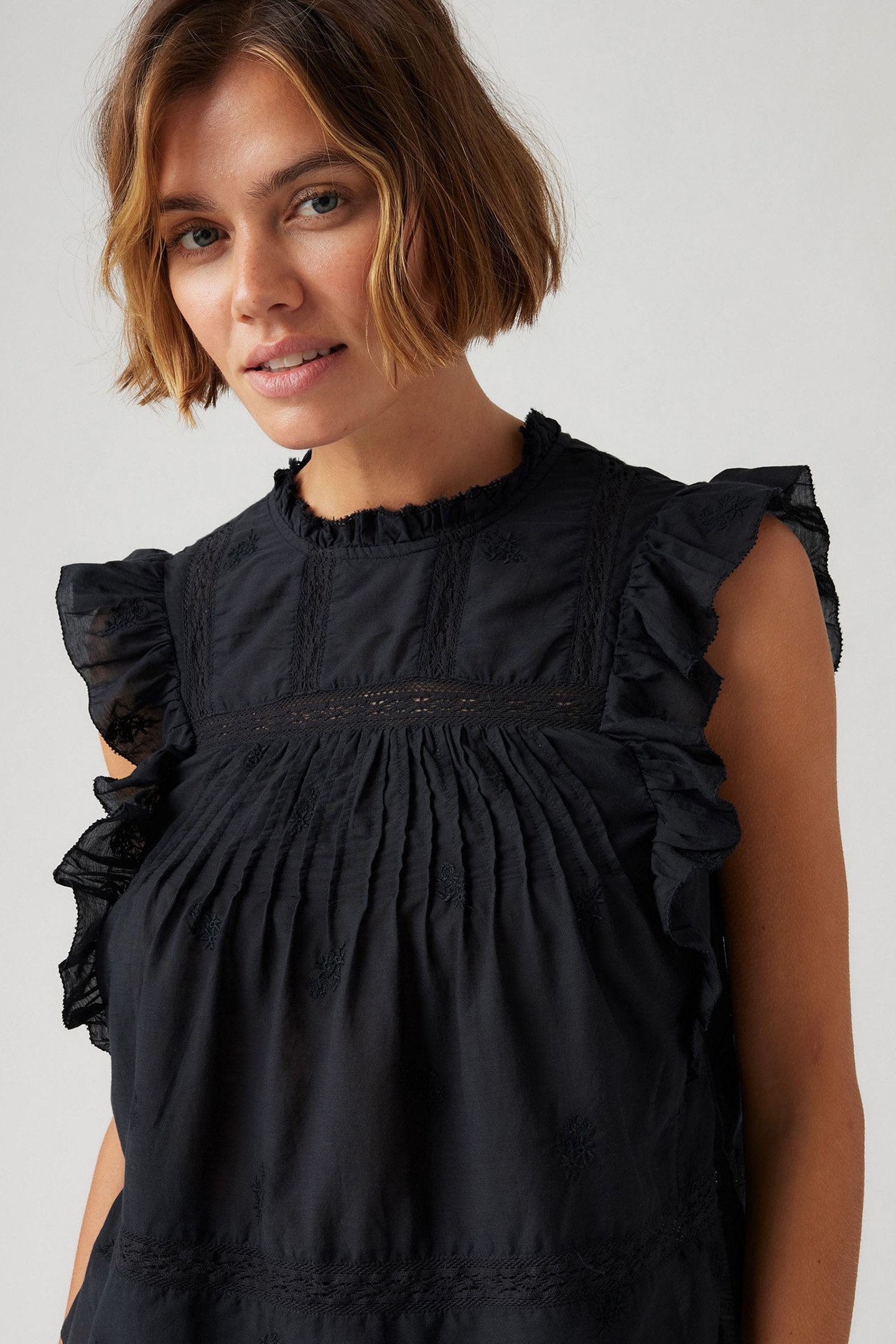 EDITH SL BLOUSE ANTHRACITE NIGHT 5