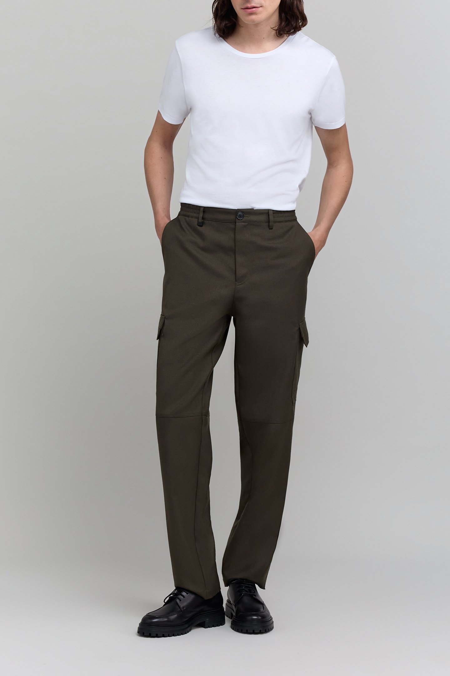 BATTLE DARK KHAKI TROUSERS 3