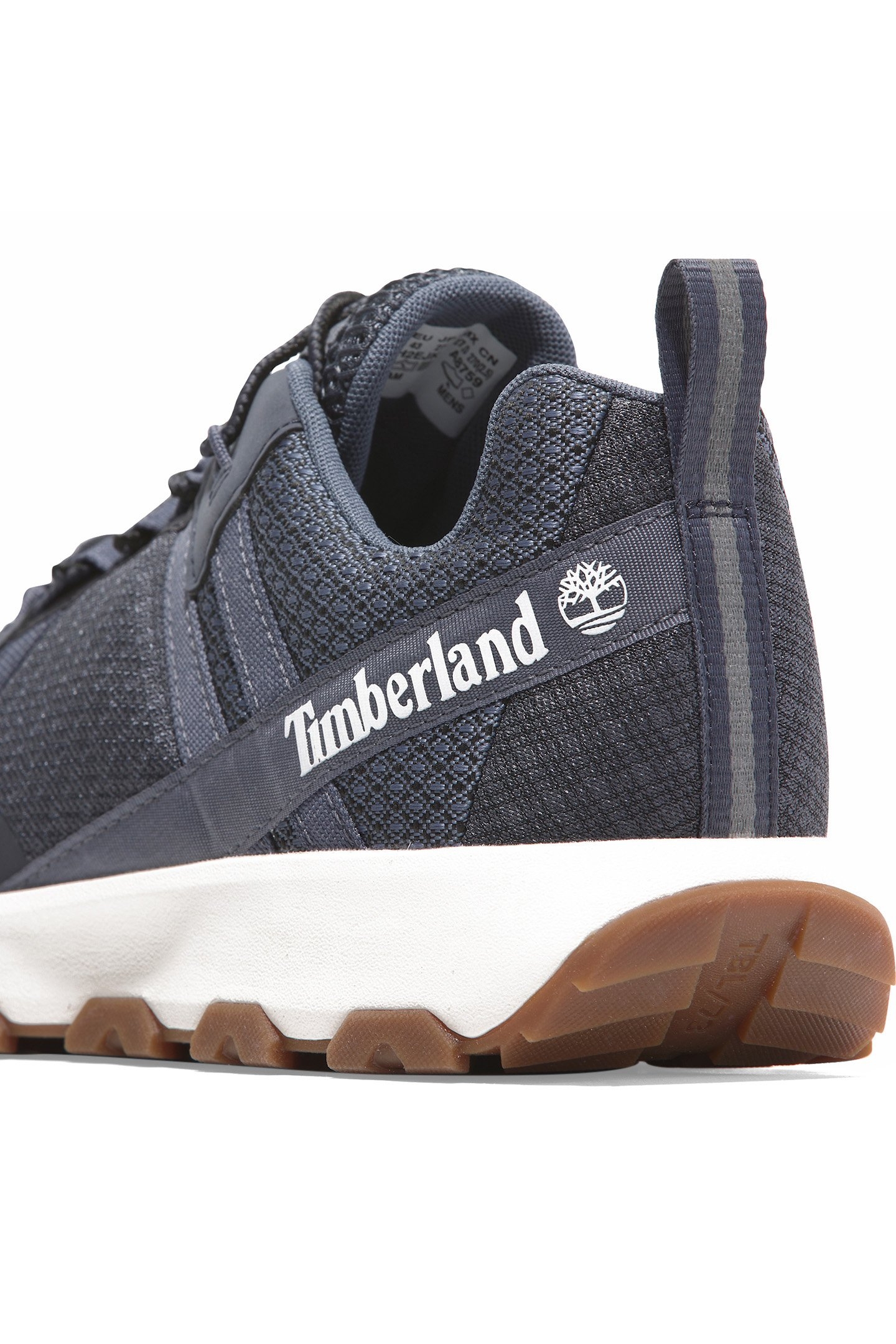 WINSOR TRAIL LOW LACE UP WATERPROOF SNEAKER MEDIUM BLUE MESH 8