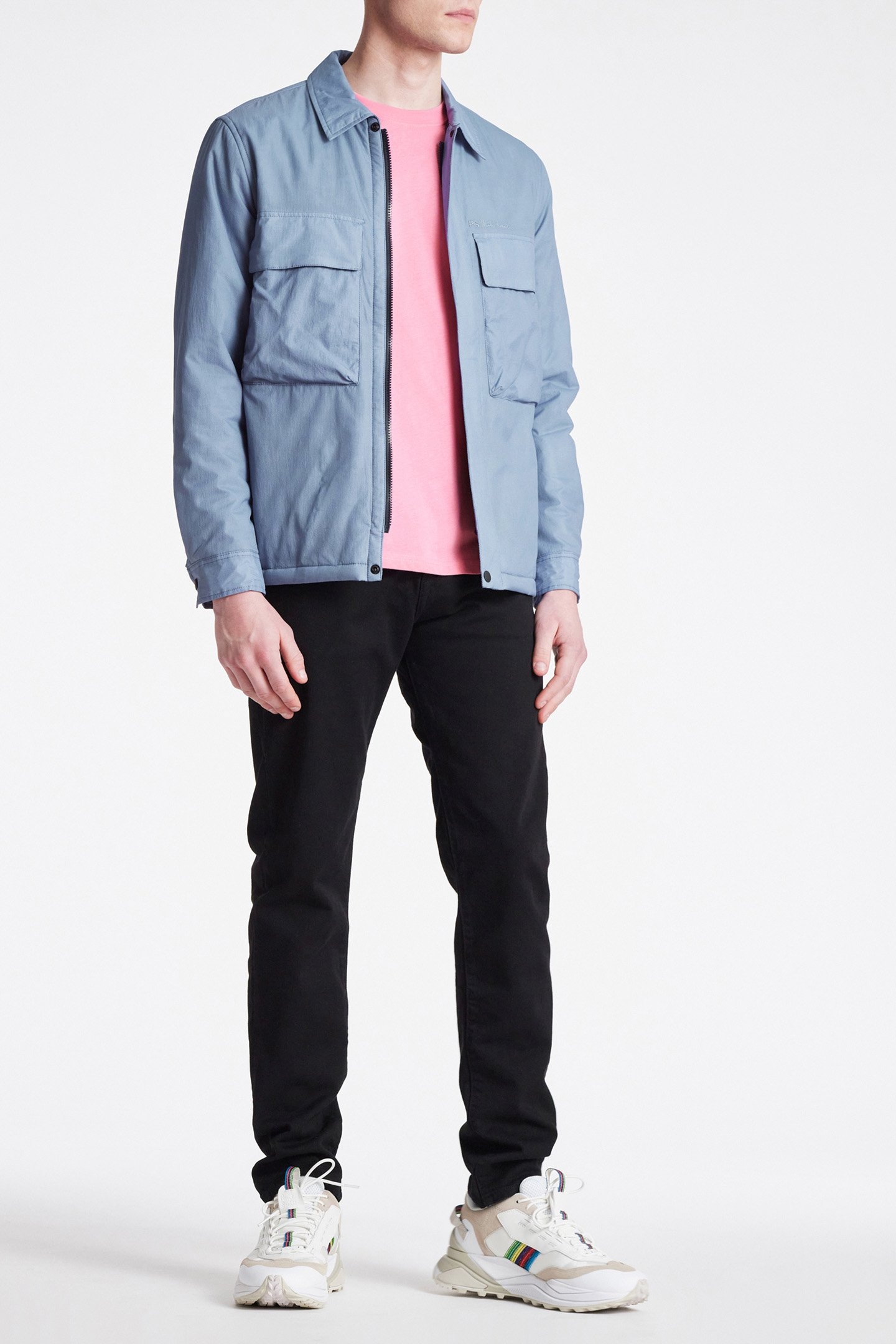 MENS OVERSHIRT GREYISH BLUE 3