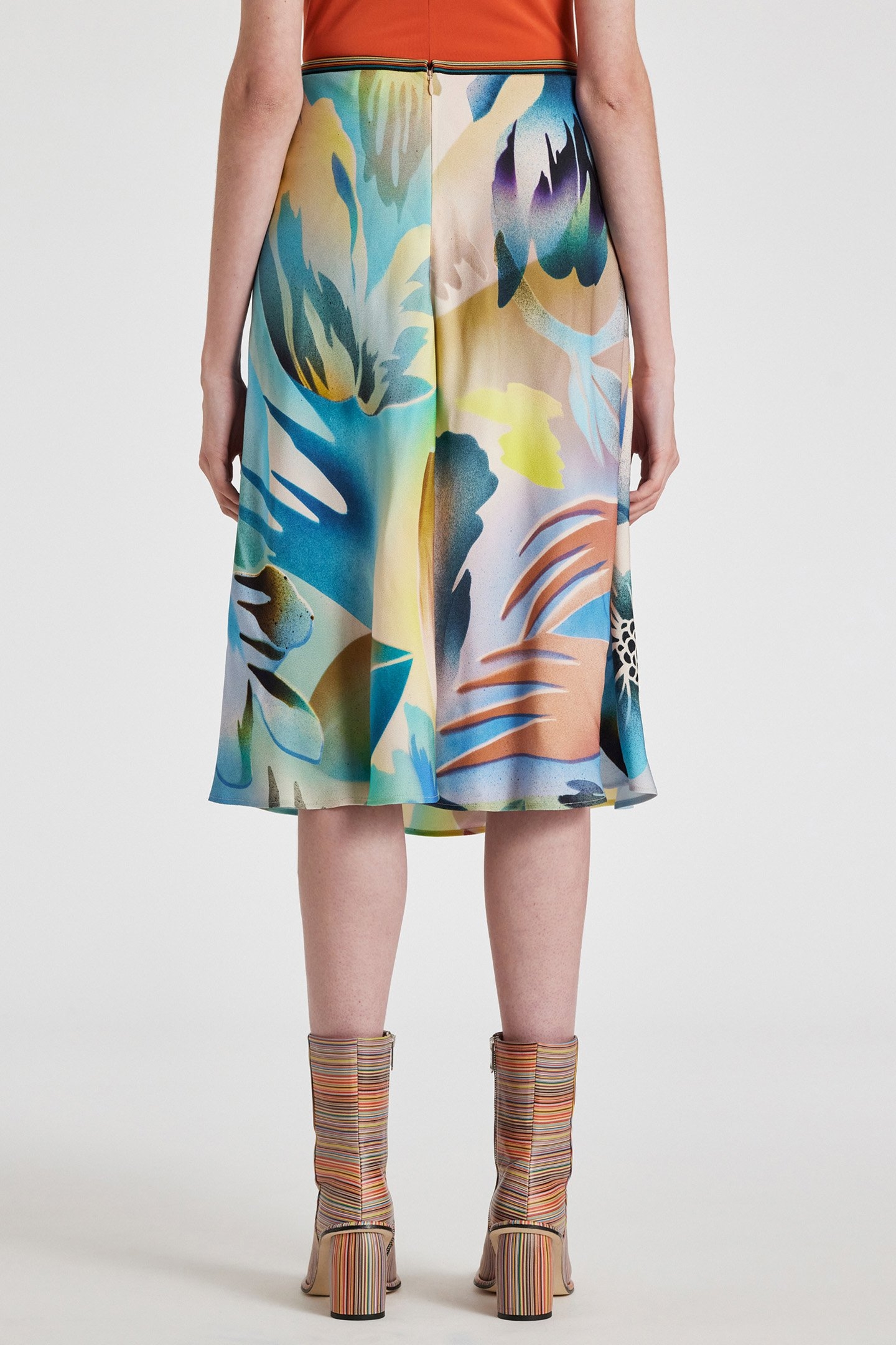 WOMENS SKIRT LIME GREEN 2