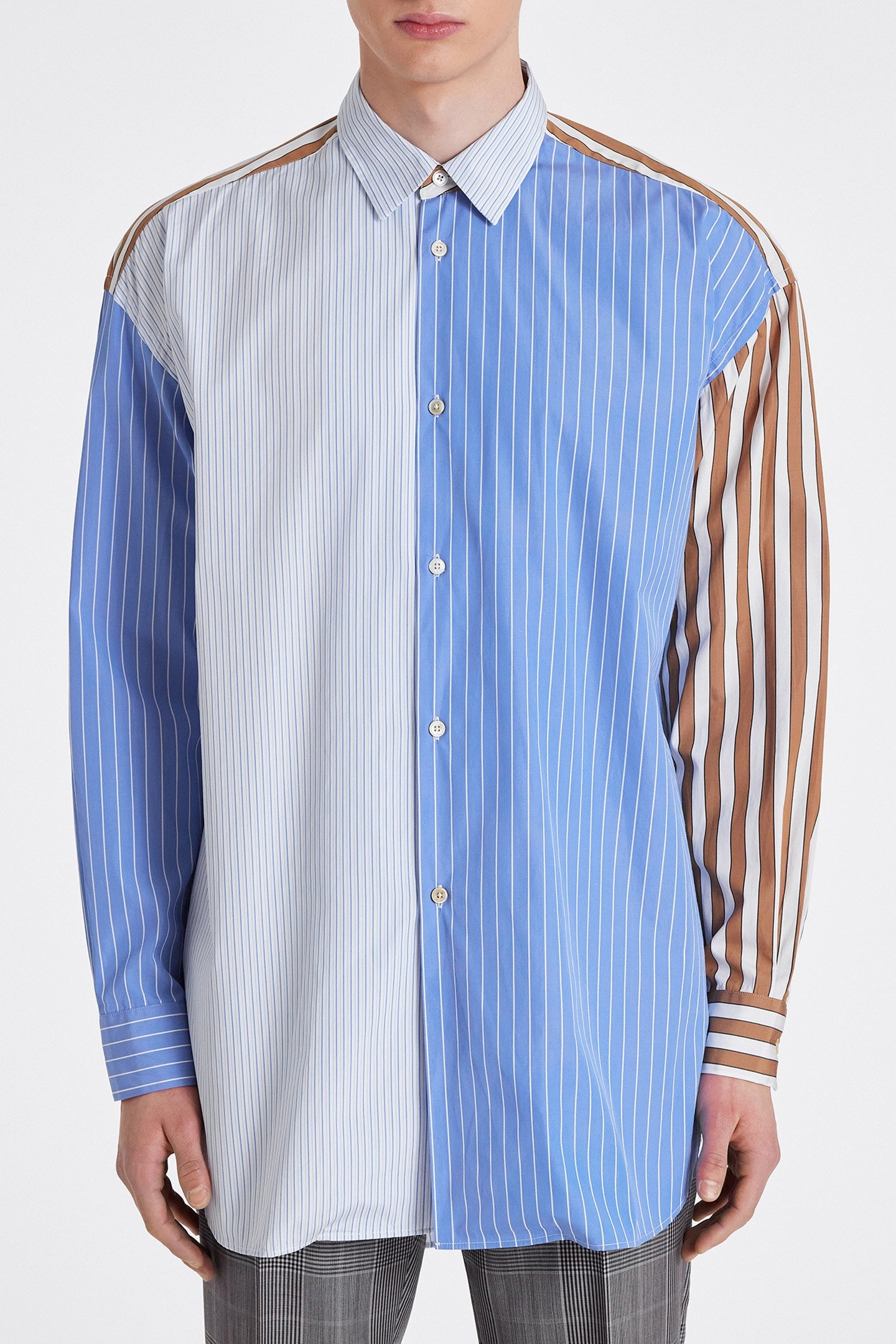 S/C OVERSIZED SHIRT BLUE 1