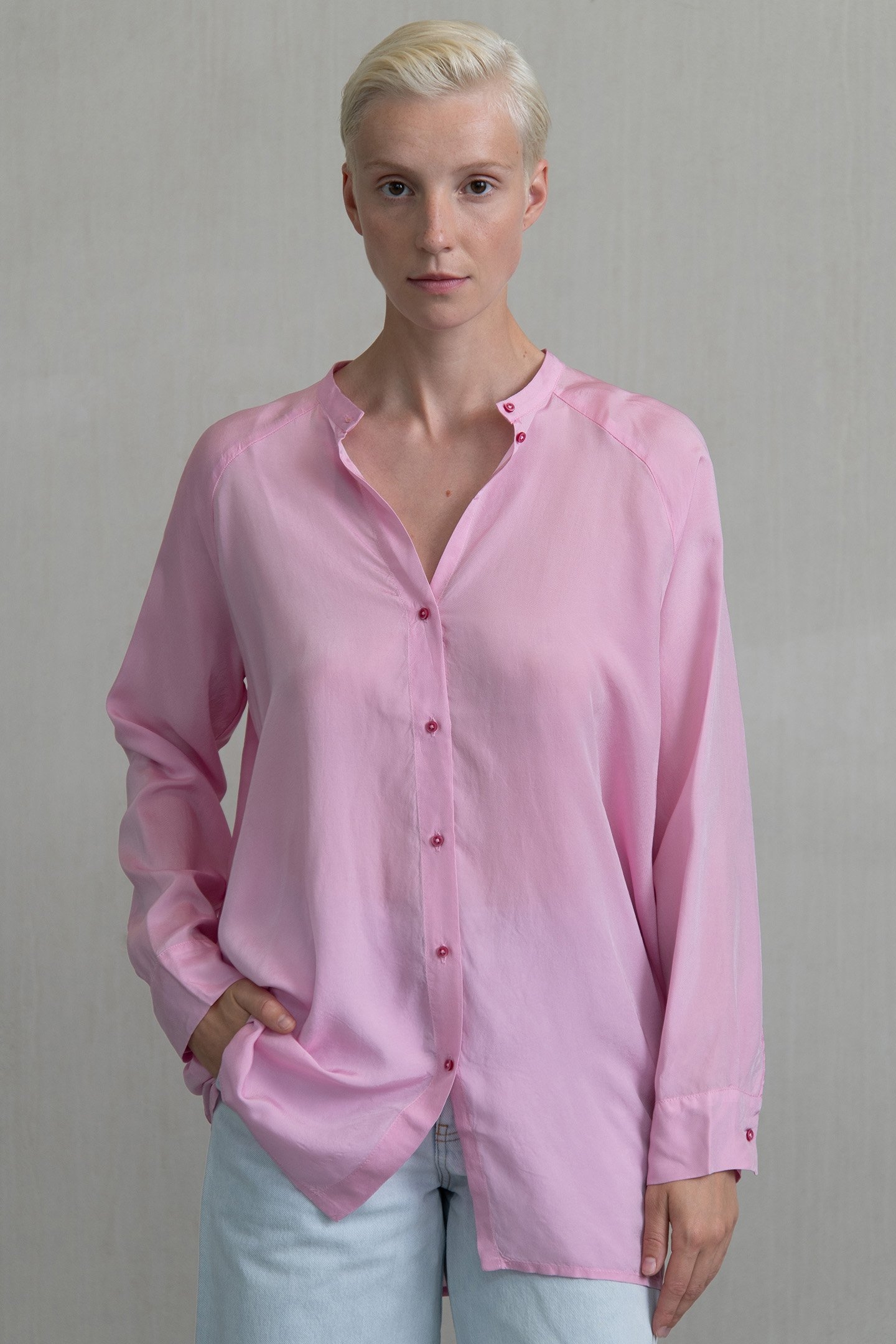 SOTTIR DC BLOUSE ROSE 1