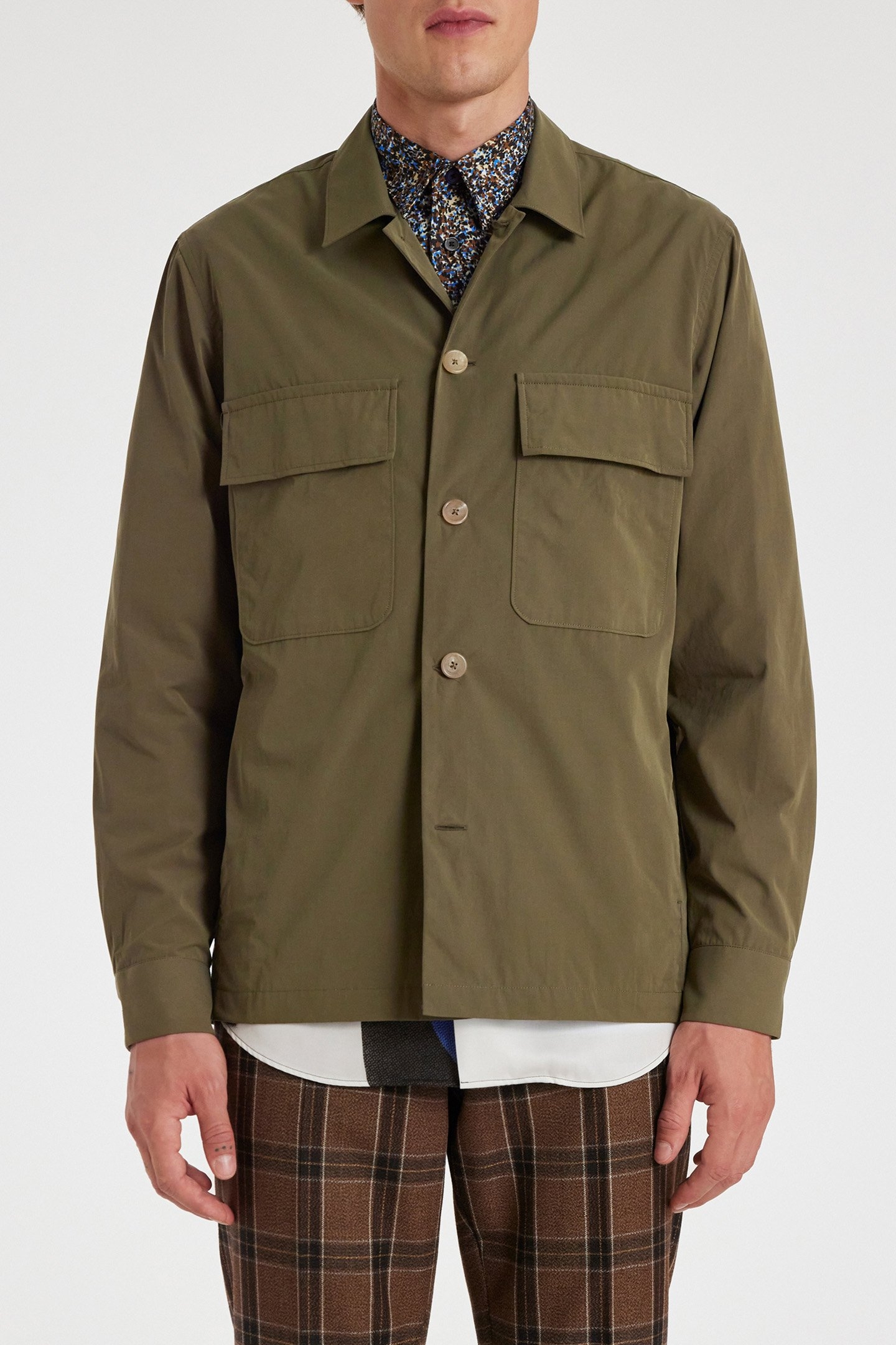 CASUAL FIT SHIRT MILITARY GREEN 1
