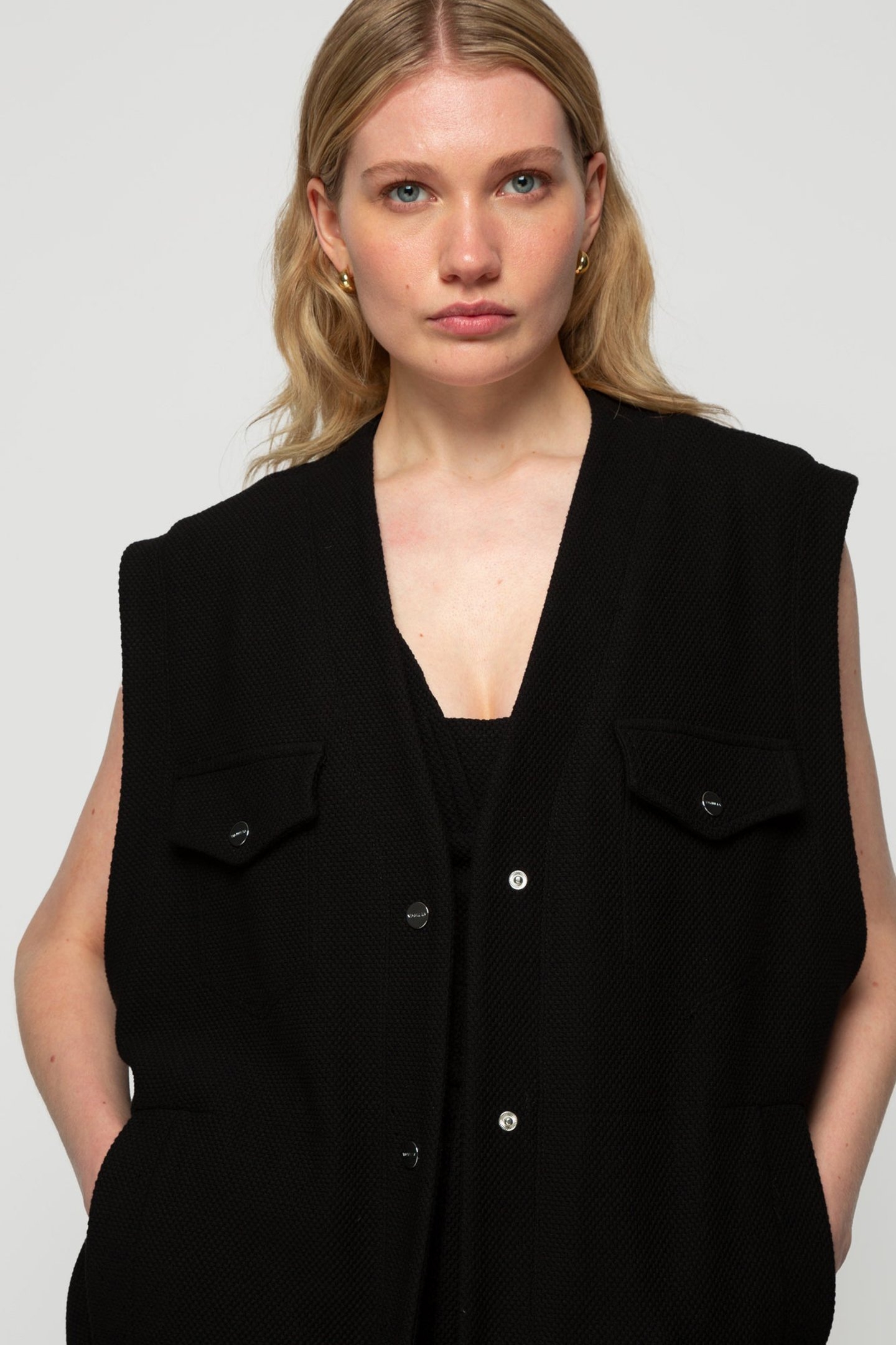 VEST CHUNKY STRUC GILET BLACK 7