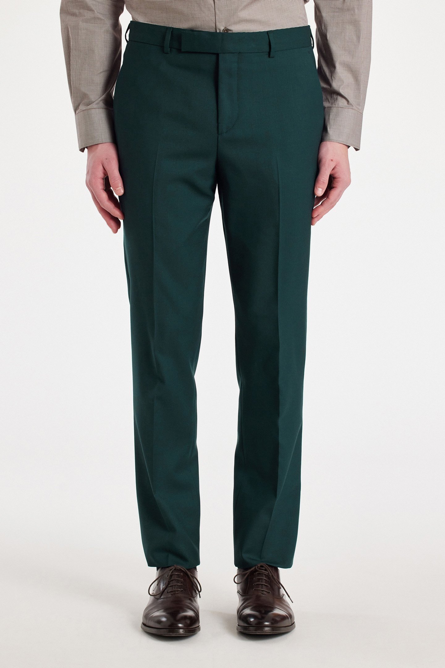 MENS TAILORED FIT 2 BUTTON SUIT PETROL GREEN 4