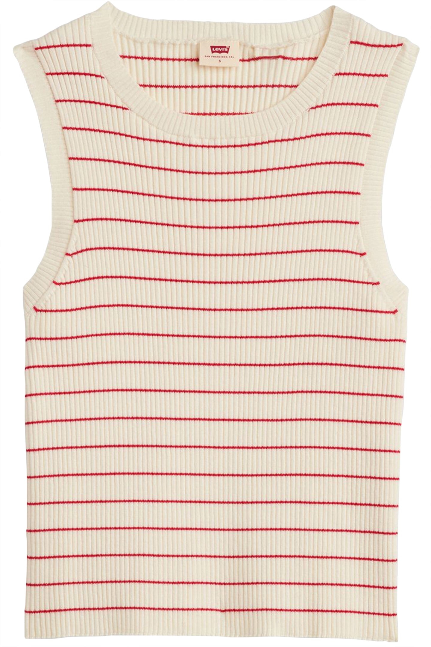 TULIP TANK JULES STRIPE EGRET 3