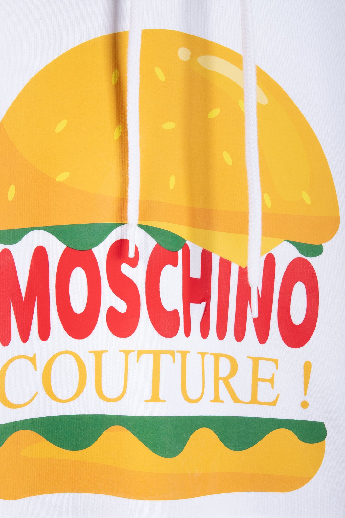 HAMBURGER HOODIE WHITE 4