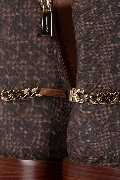 CARLISLE FLAT BOOT IN BROWN LEATHER 4