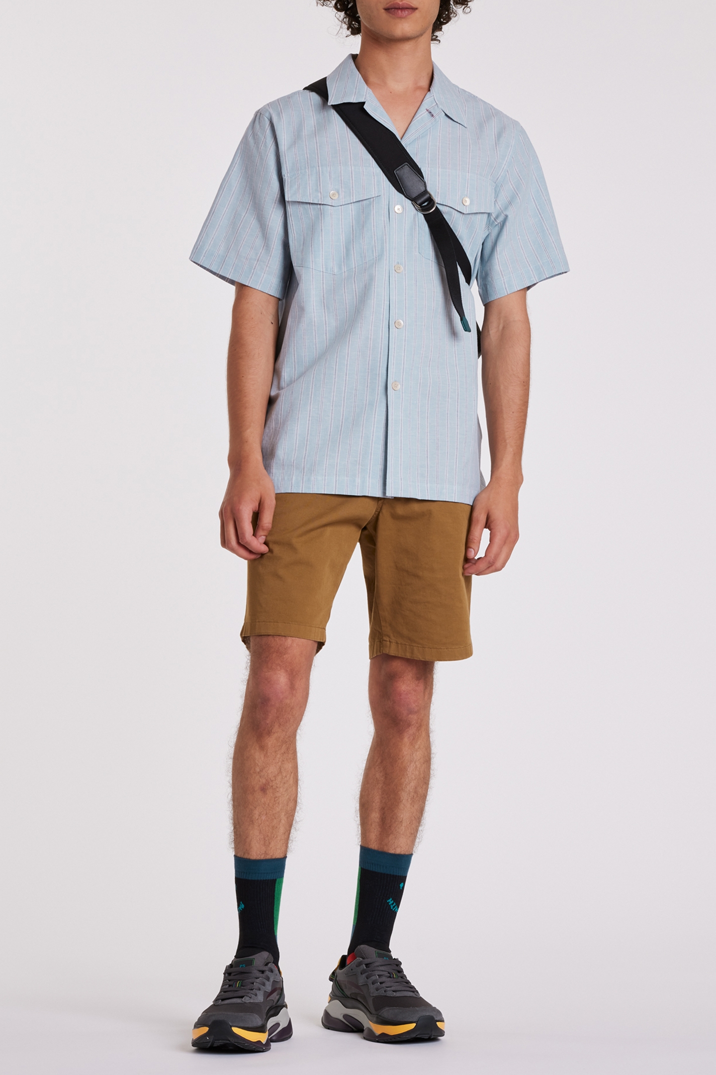 MENS SS CASUAL FIT SHIRT LIGHT BLUE 5