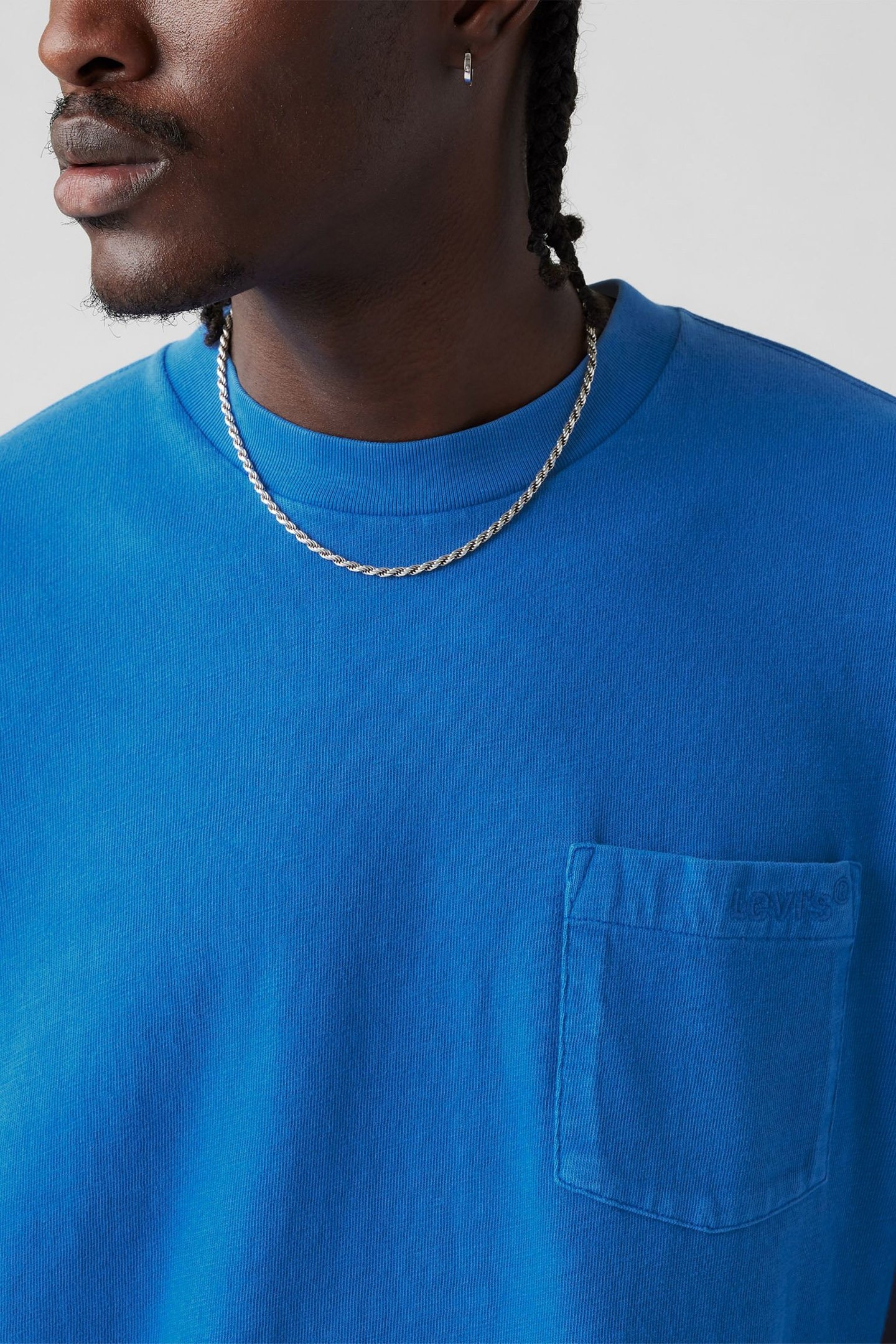 LS AUTHENTIC PKT TEE GARMENT DYE LAPIS BLUE 5