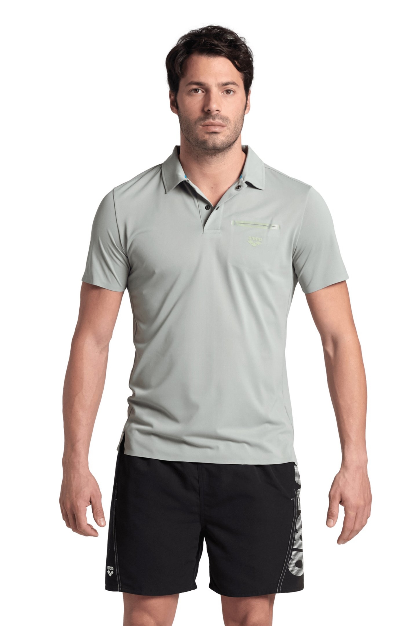 MEN'S POLOSHIRT POCKET SOLID JADE 1