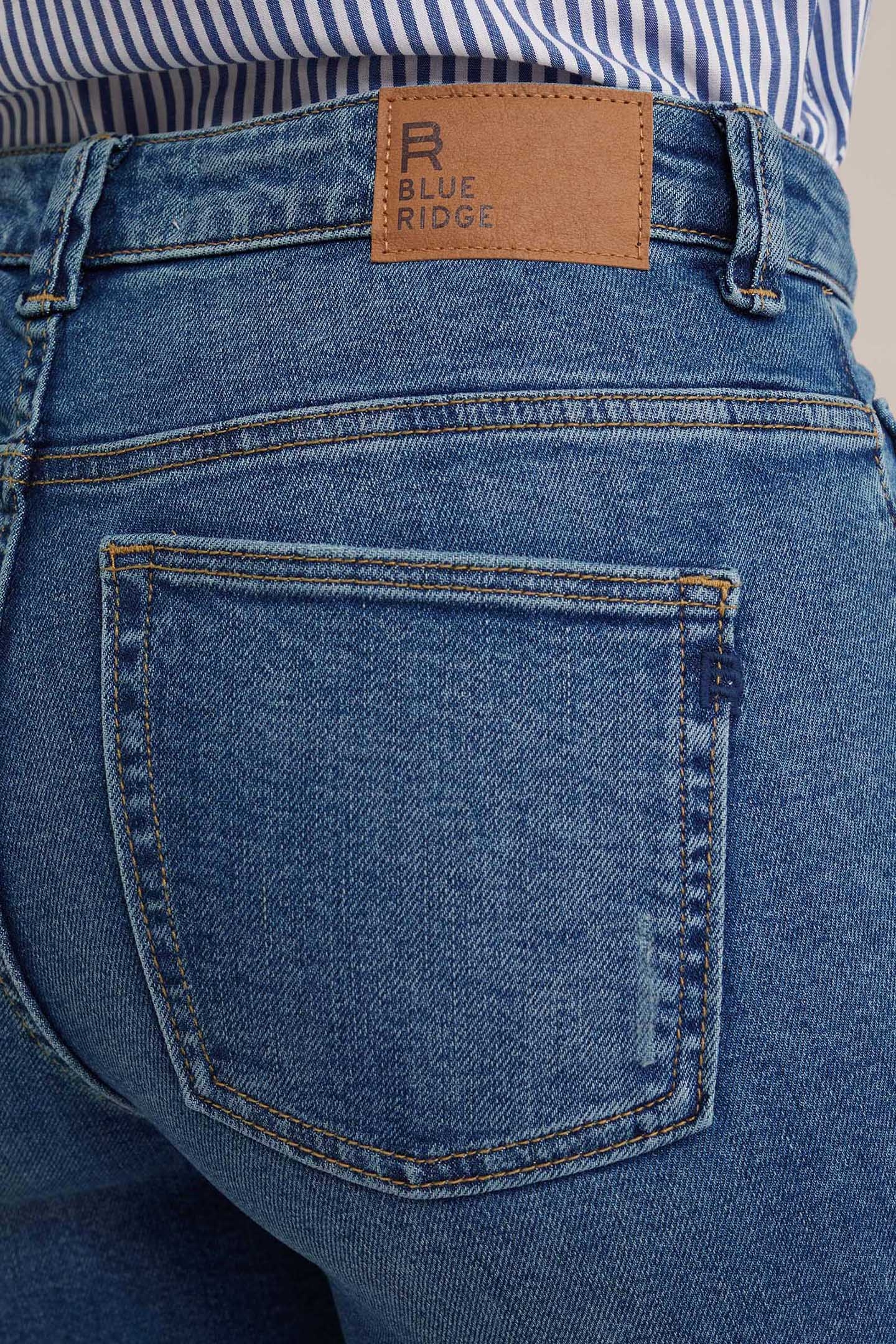 5-POCKET HIGH WAIST DARK BLUE 5