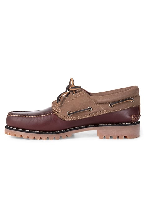 TIMBERLAND AUTHENTIC BOAT SHOE BURGUNDY FULL GRAIN 3
