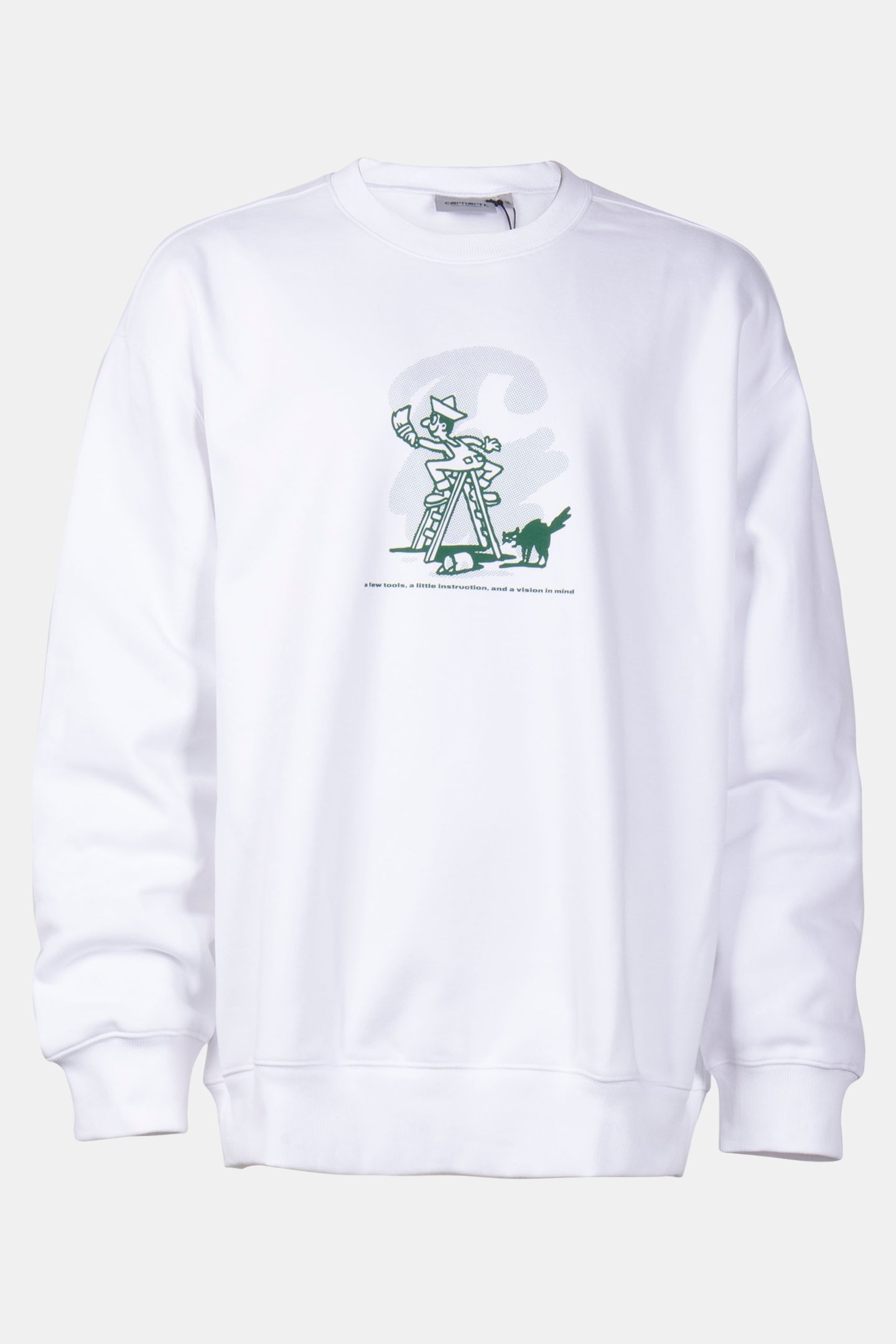 CARHARTT – LUCKY PAINTER SWEATSHIRT WHITE 3