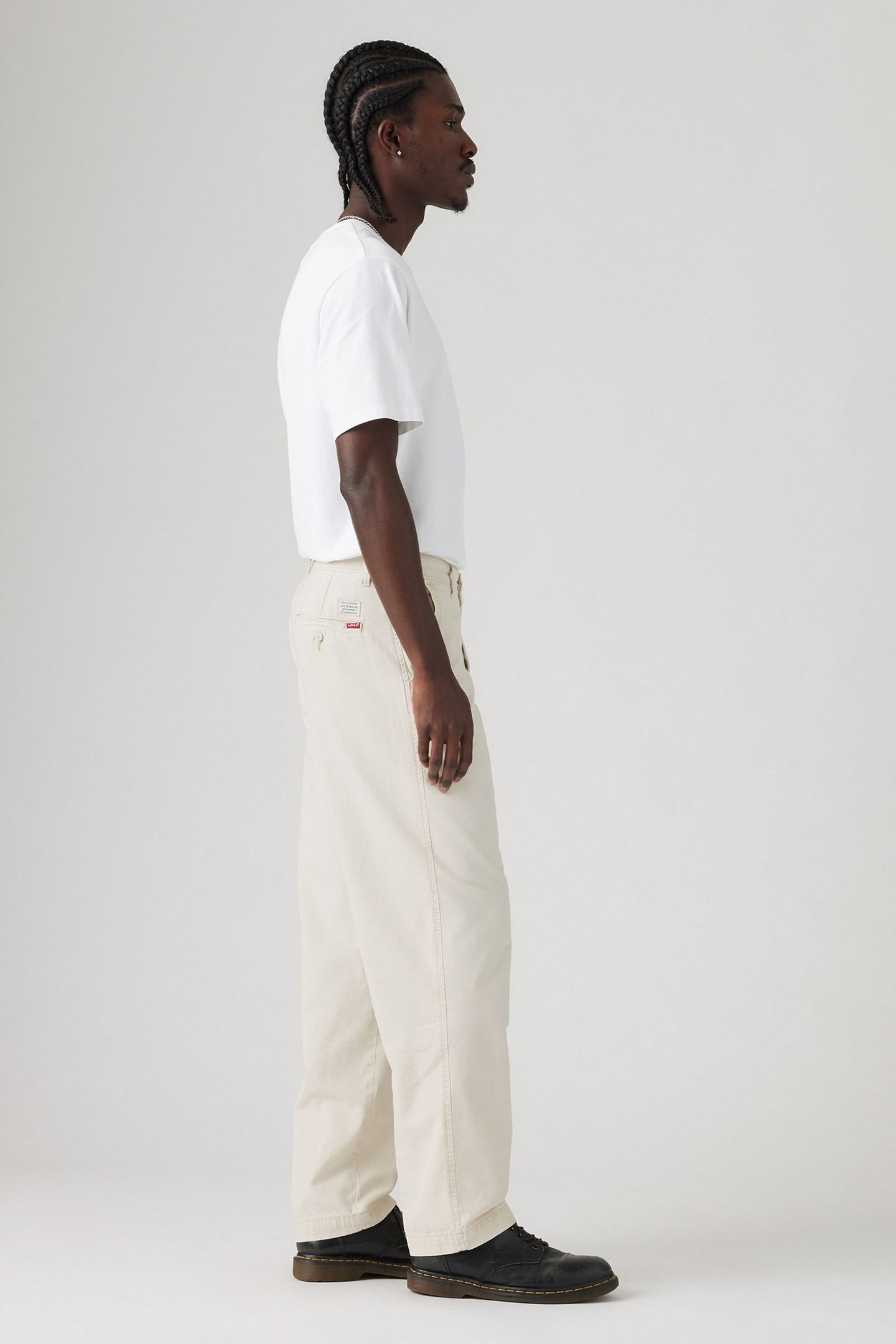 XX CHINO LOOSE STRT SILVER BIRCH LINEN 4