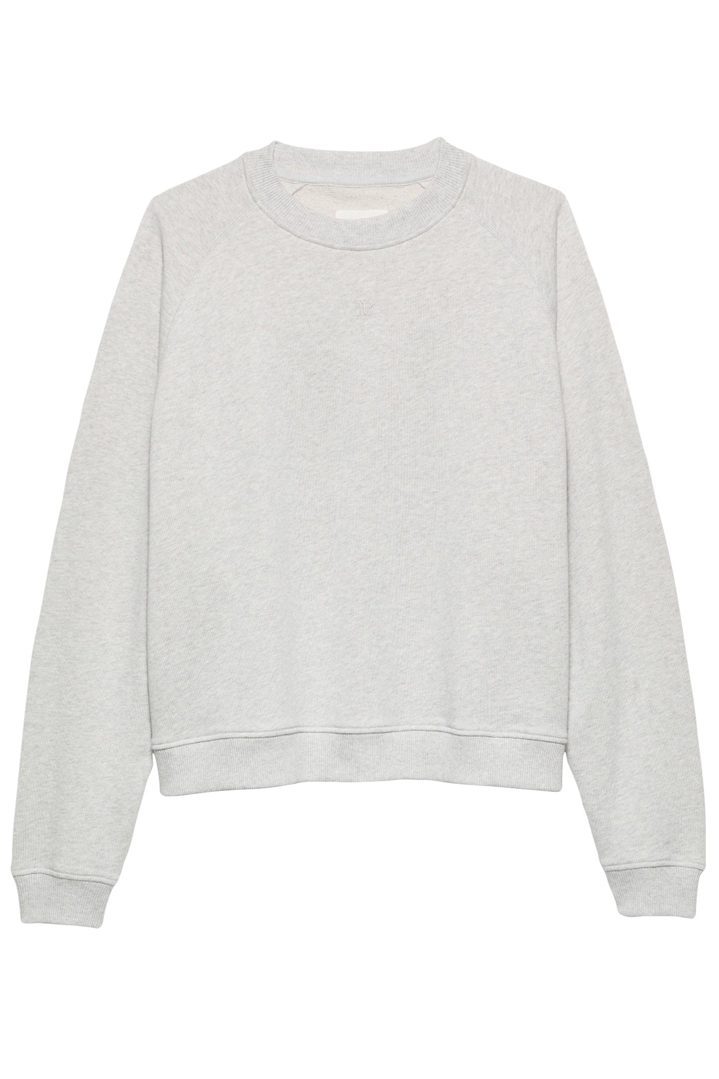 KORALIA LOGO SWEATER LIGHT GREY MELANGE 3