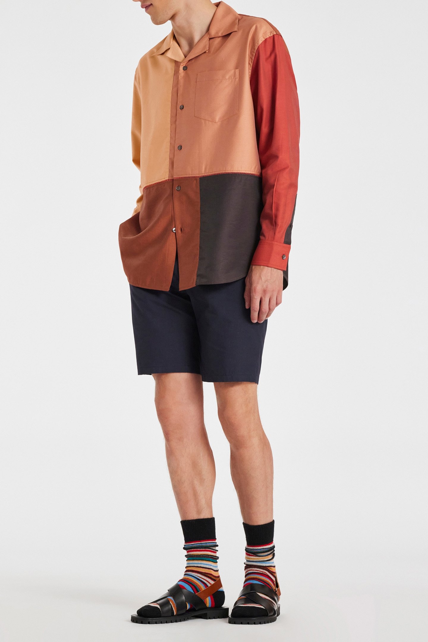 S/C OVERSIZED SHIRT MULTI COLOURED 3