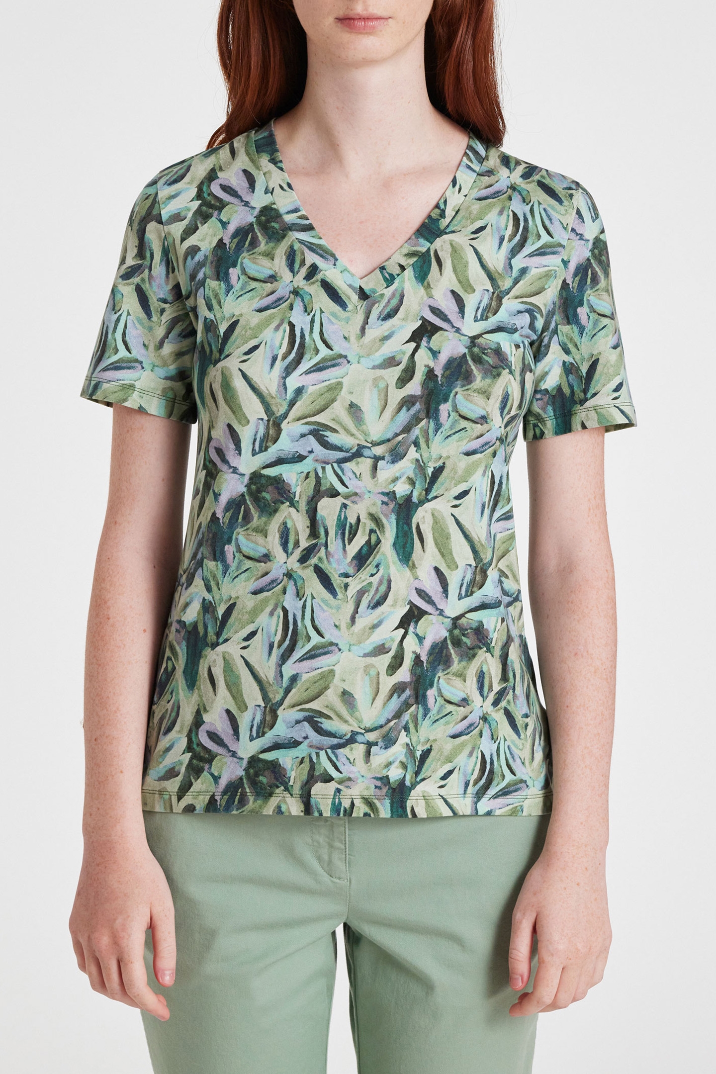 WOMENS STARGAZING TOP EMERALD GREEN 1