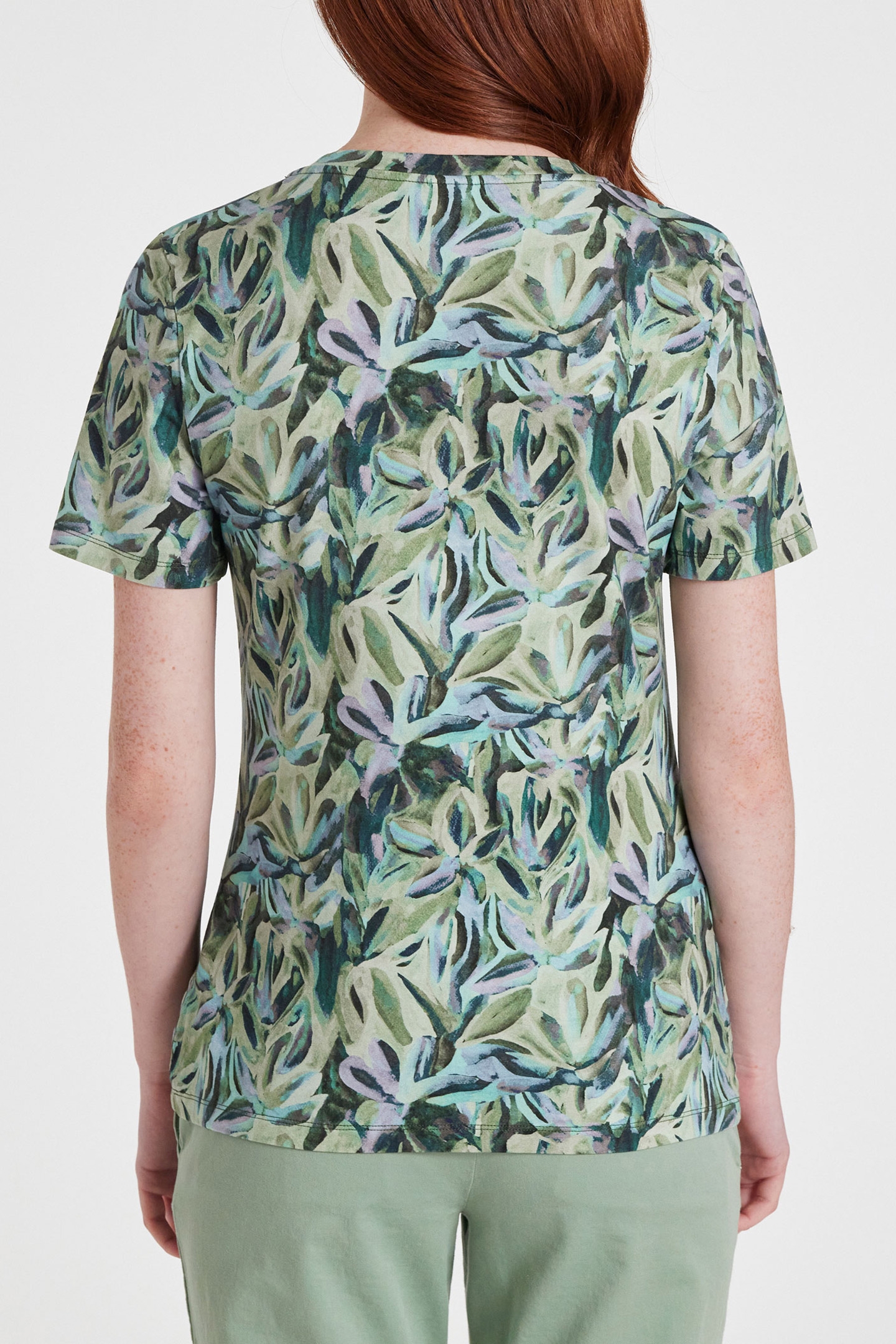 WOMENS STARGAZING TOP EMERALD GREEN 2