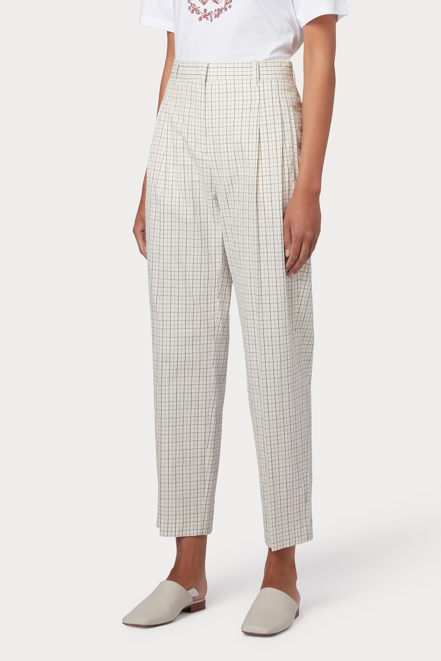 WOMENS TROUSERS WHITE 1