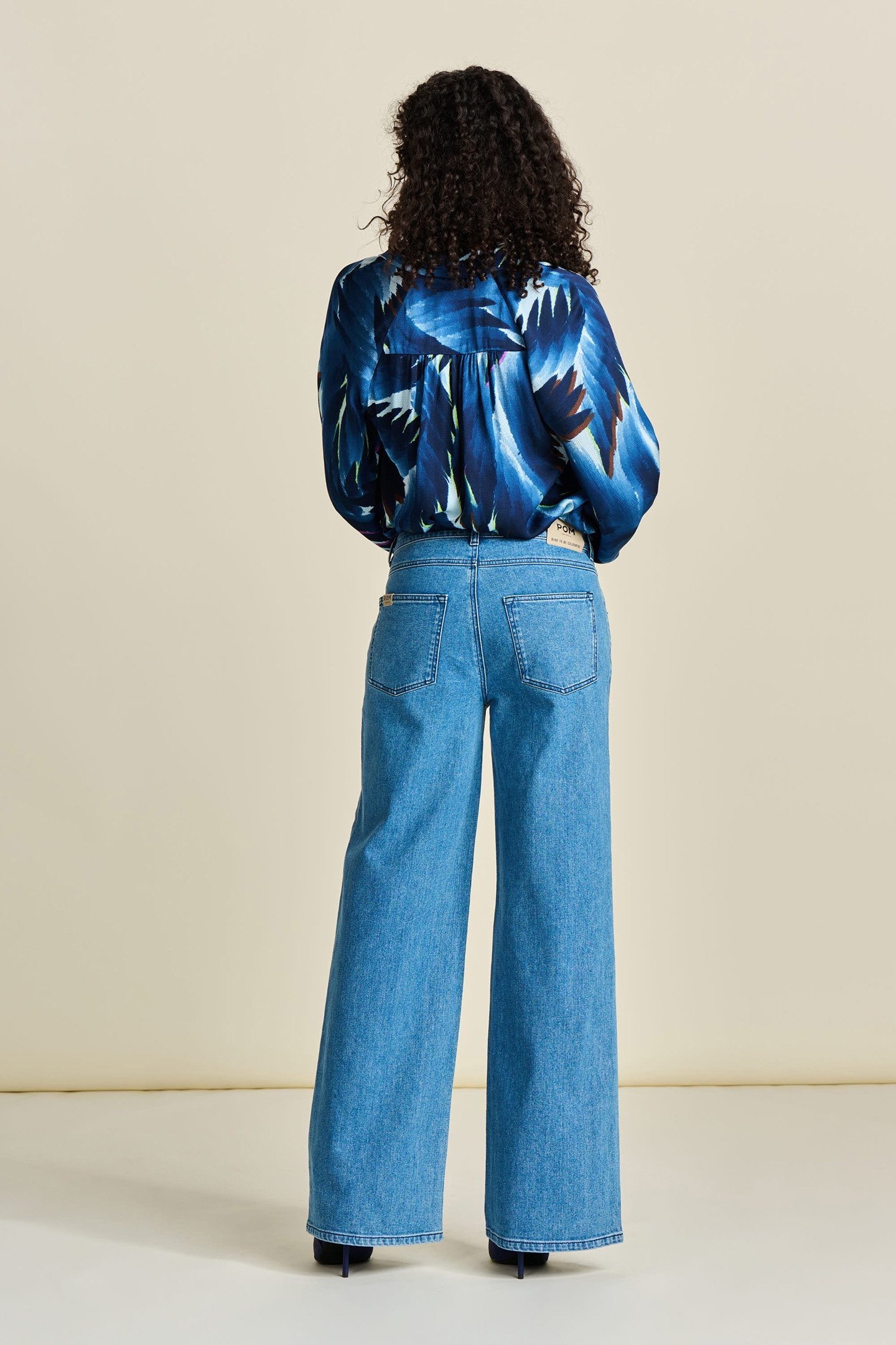 JEANS - WIDE LEG DENIM RHINESTONES 2