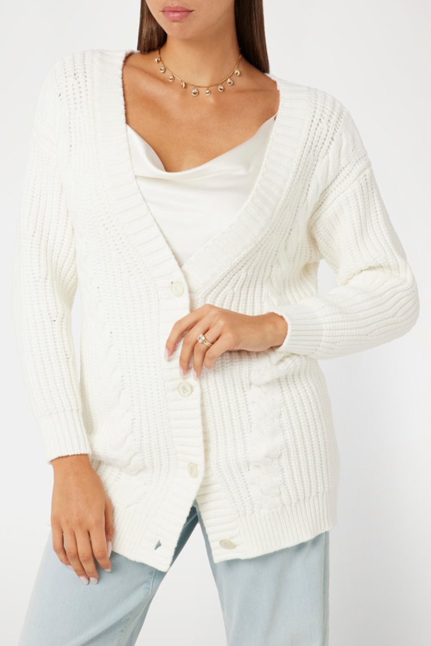 CHO OVER CARDI SWTR PALE PEARL 1