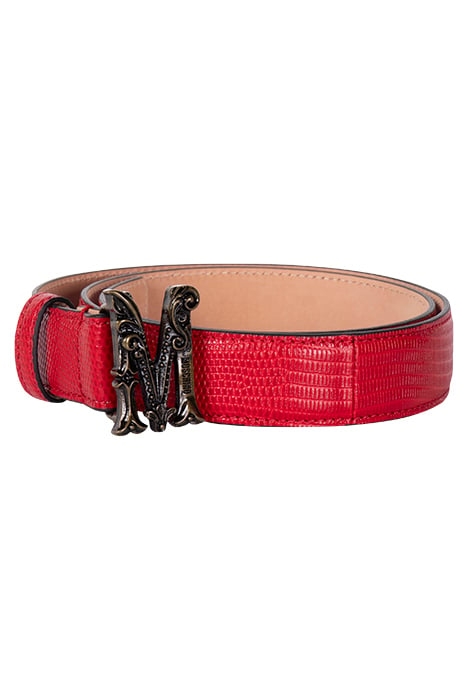 BAROQUE M BELT WITH TEJUS PRINT RED 2