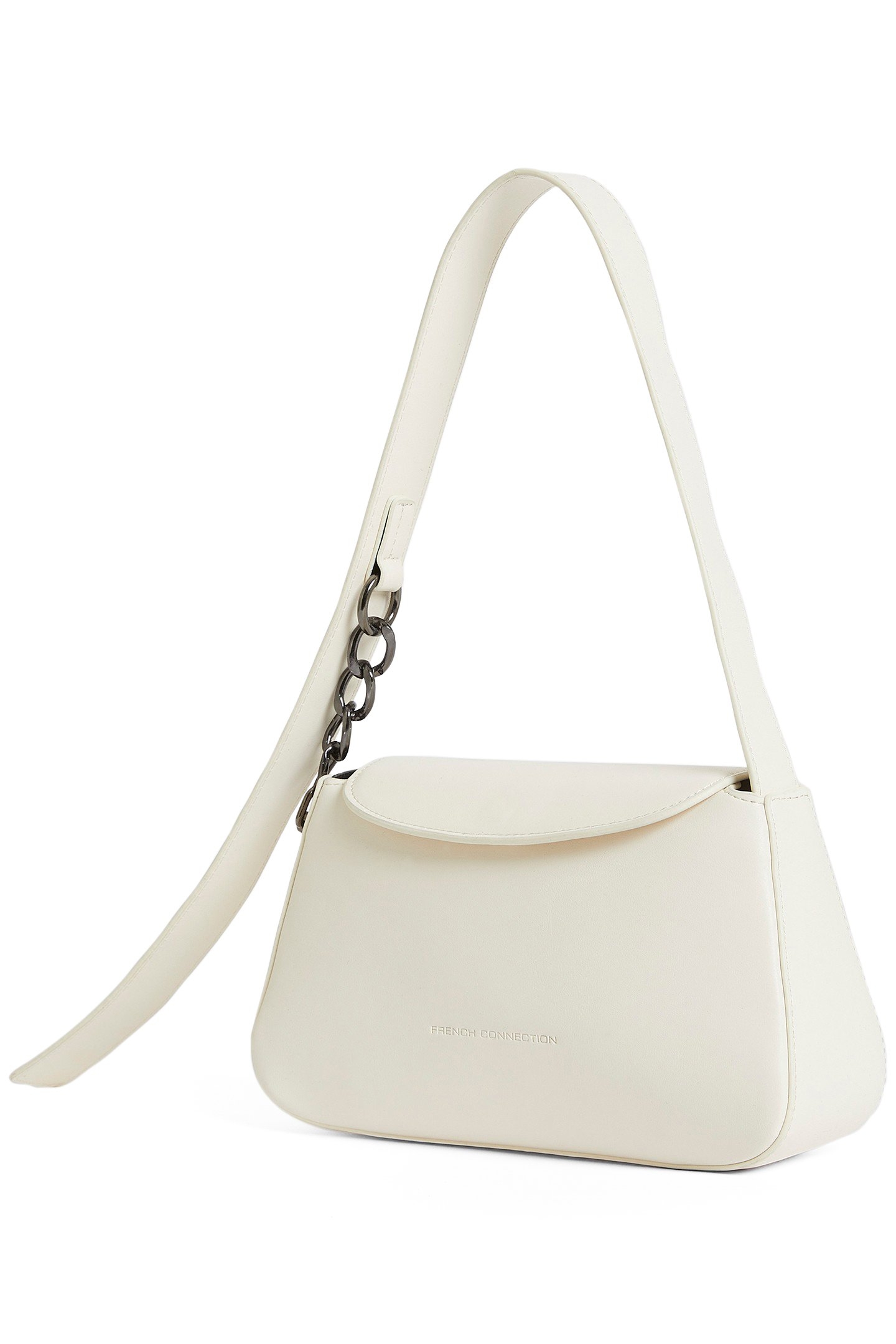 CHAIN BAGUETTE BAG WHITE 3