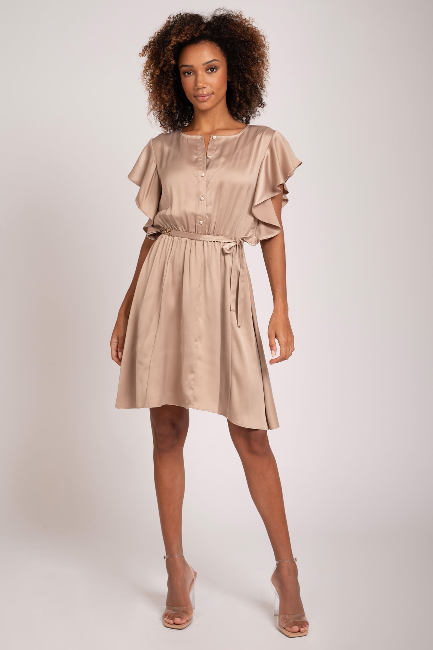 CLAIRE DRESS HUMMUS 1