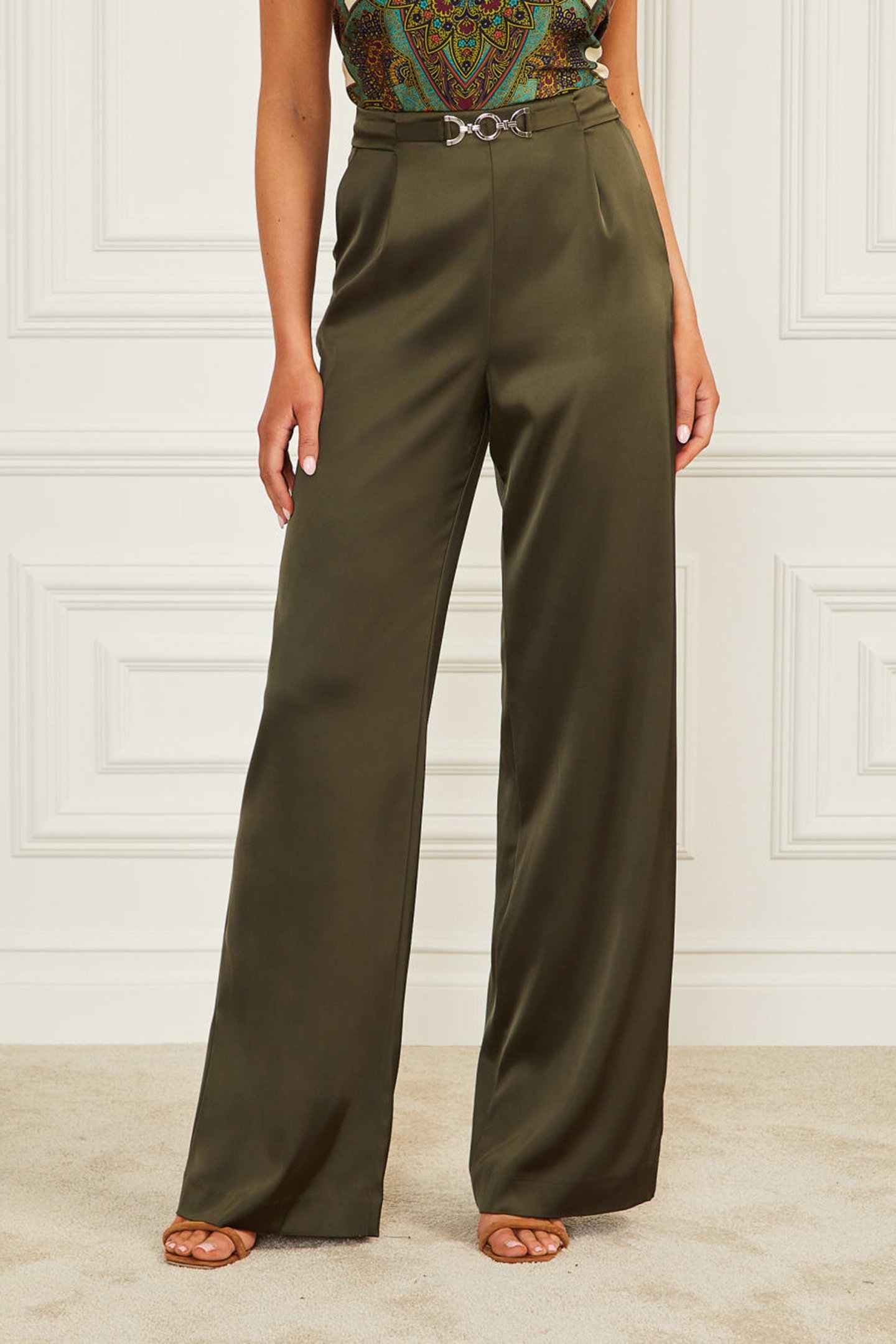 JOSETTE PANT OLIVE MORNING 1
