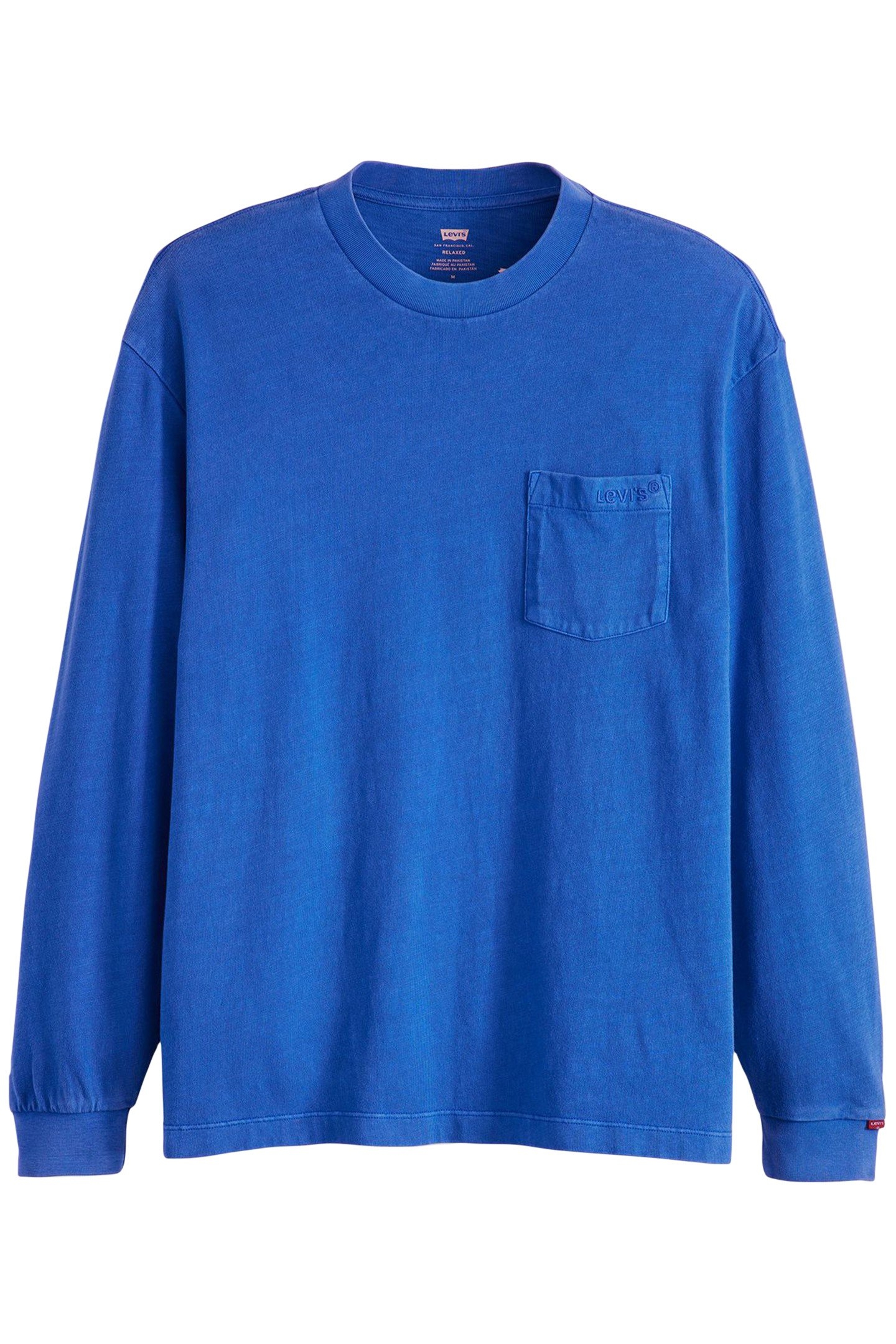 LS AUTHENTIC PKT TEE GARMENT DYE LAPIS BLUE 3