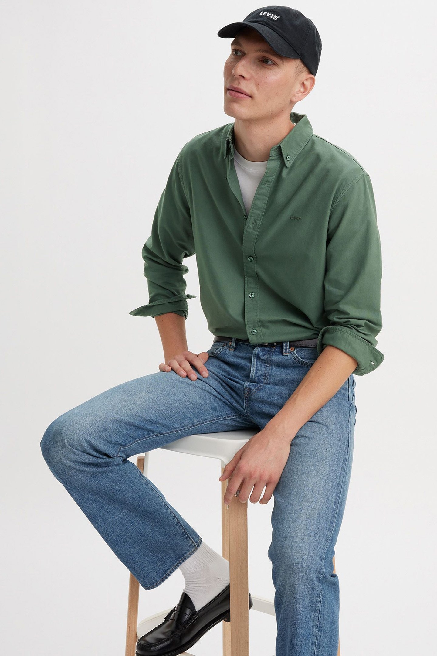 AUTHENTIC BUTTON DOWN MILL FOREST GARMEN 4