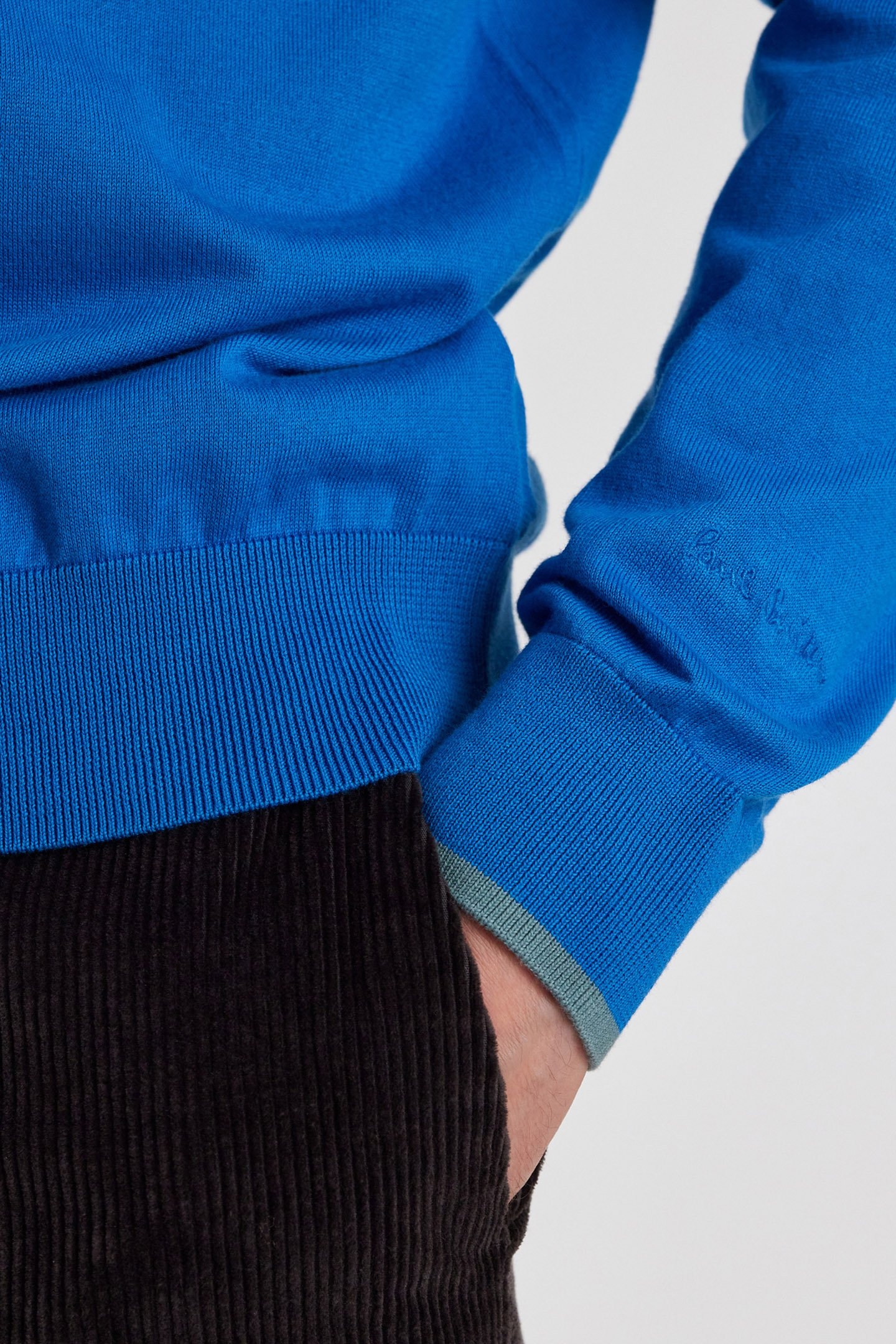 SWEATER CREW NECK COBALT BLUE 5