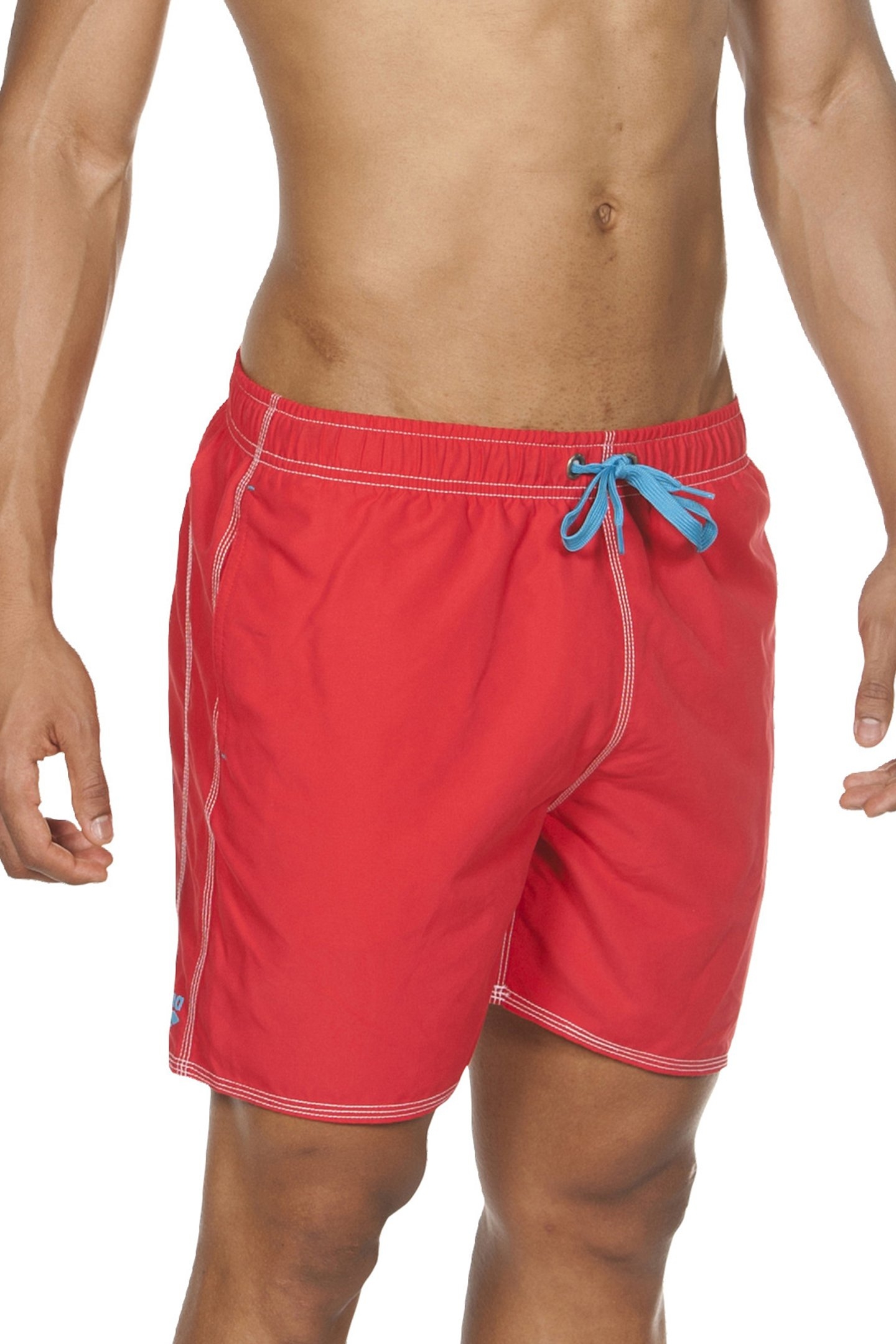 FUNDAMENTALS SOLID BOXER RED-TURQUOISE 5