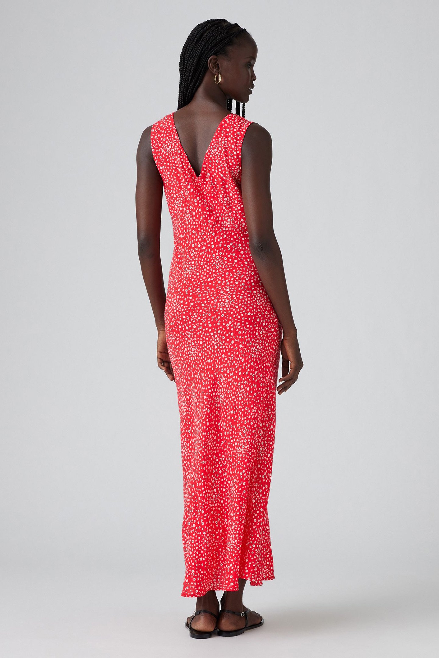 ATALIA SLIP DRESS SCATTERED FLORAL HIGH 2