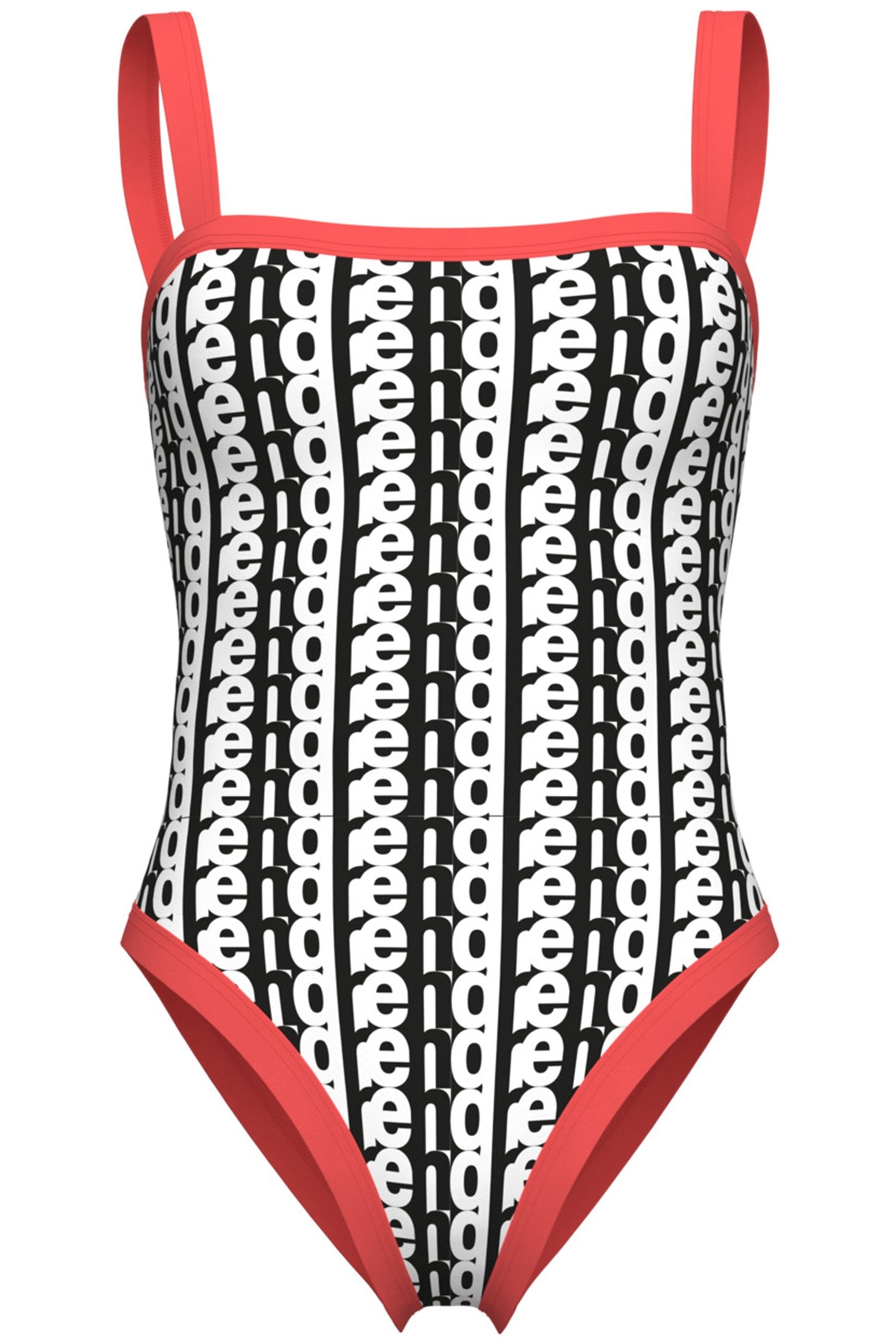 WOMEN'S ARENA MONOGRAM SWIMSUIT U BACK WHITE MULTI-CALYPSO C 4