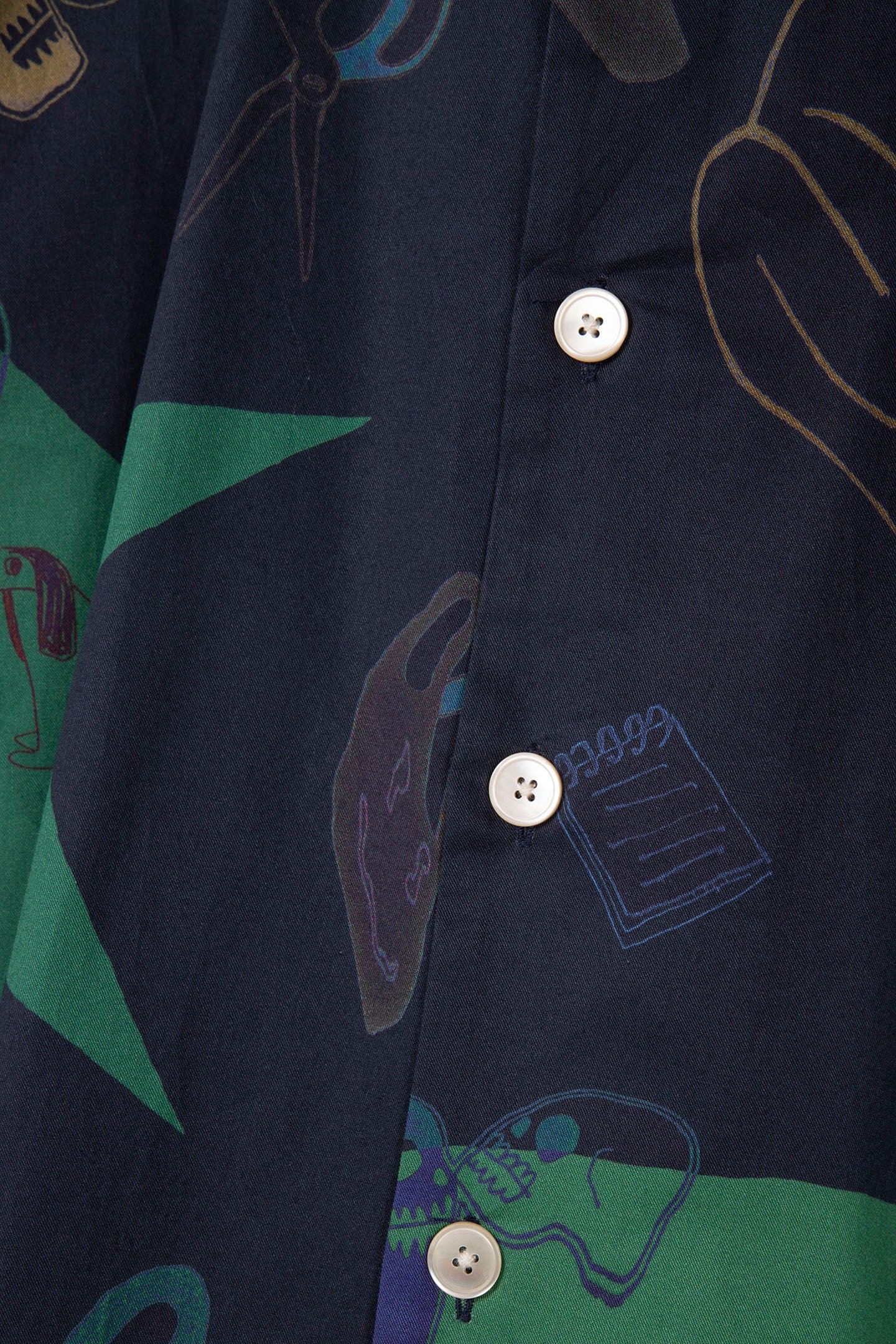 LS REGULAR FIT SHIRT VERY DARK NAVY 4